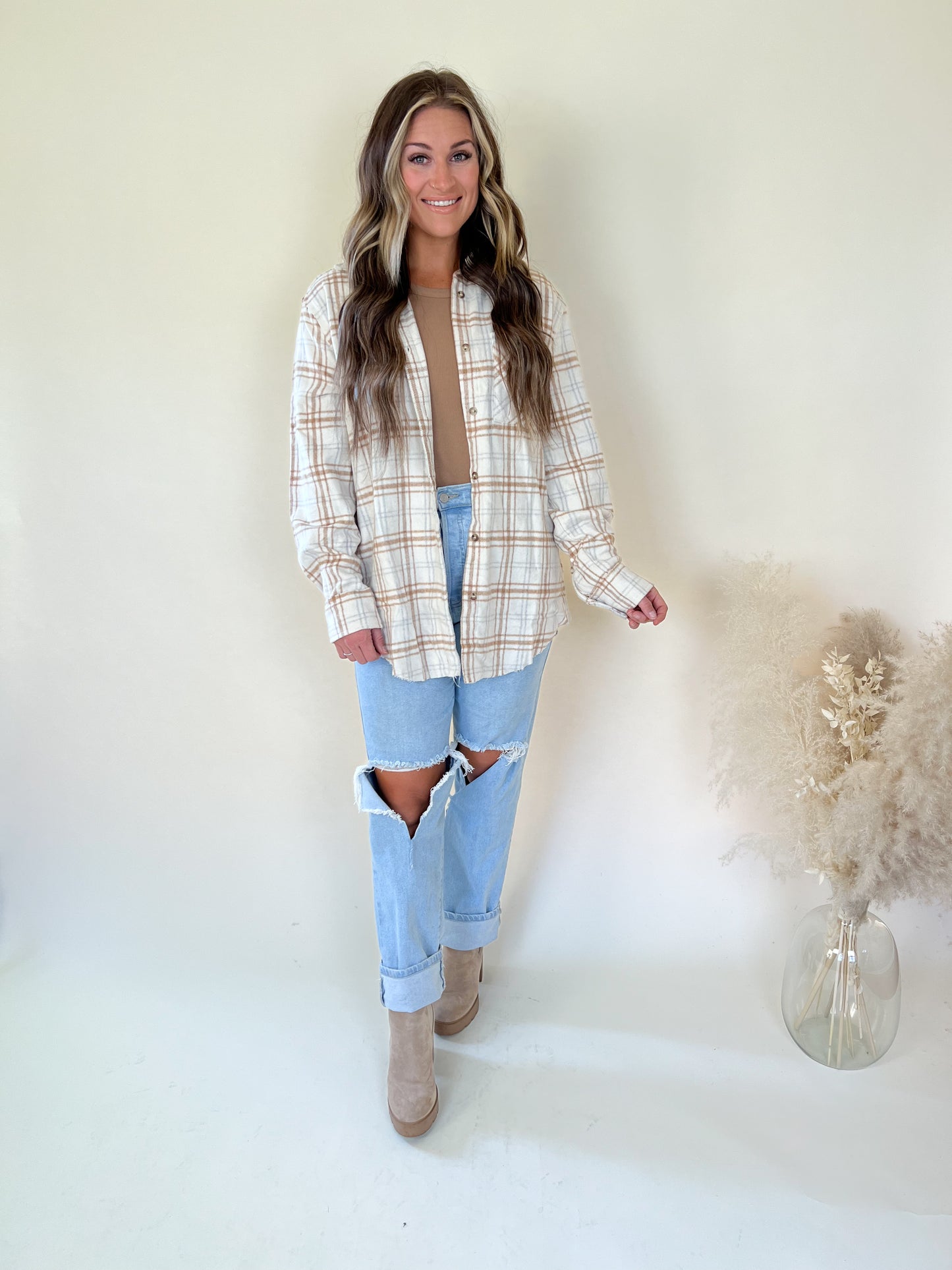 Emmy Plaid Shacket