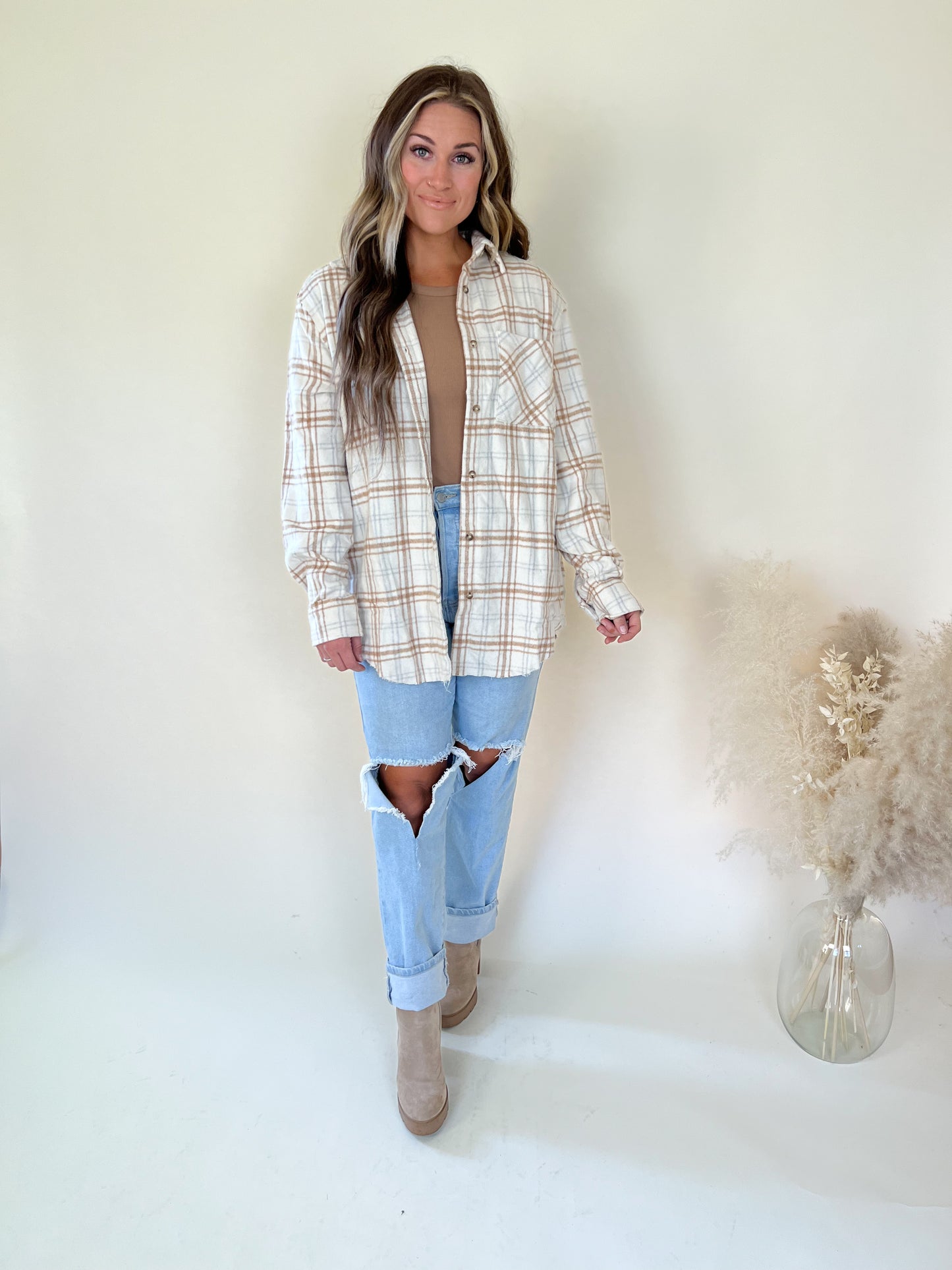 Emmy Plaid Shacket