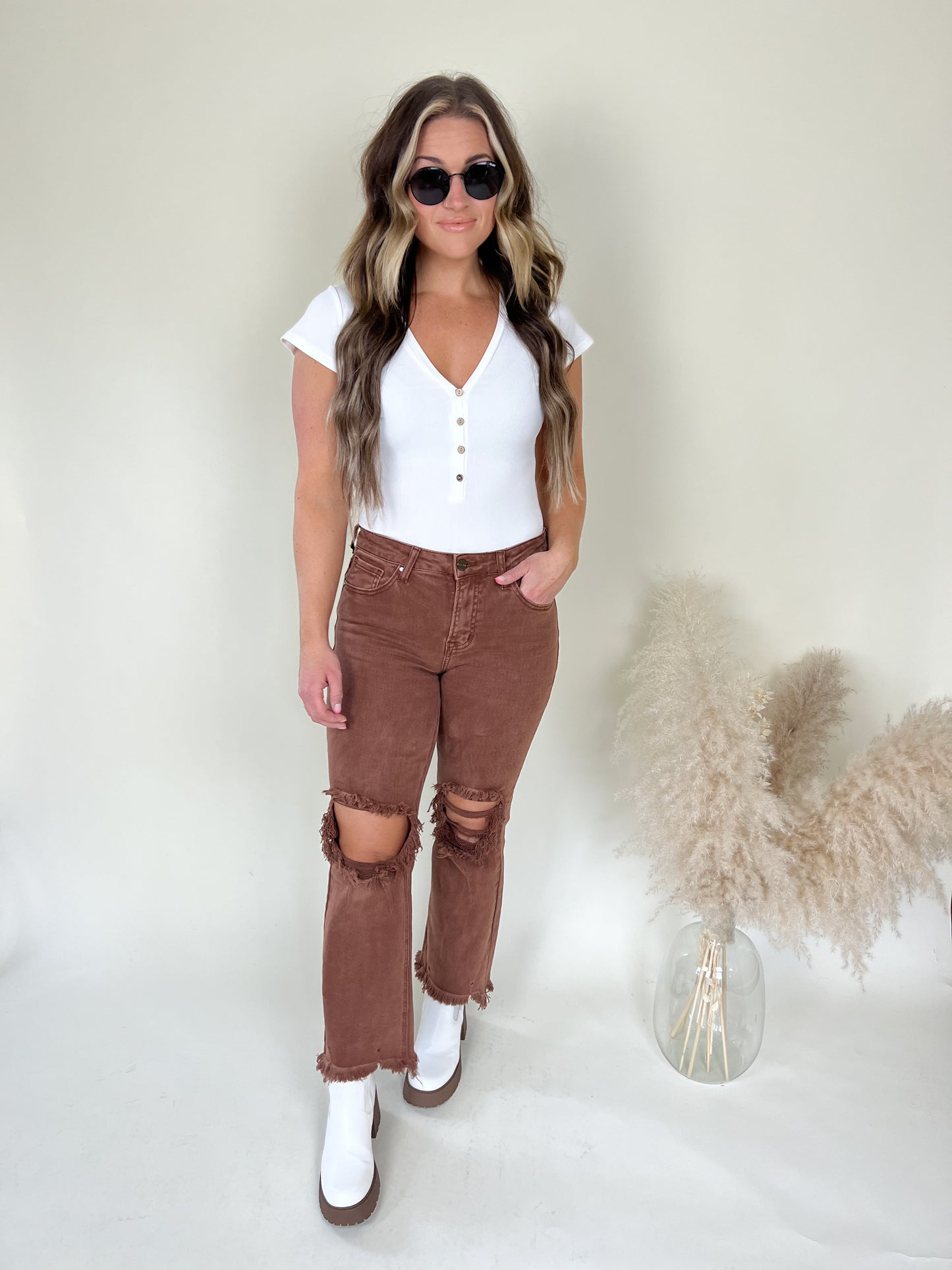 Sun Shining Bodysuit | White