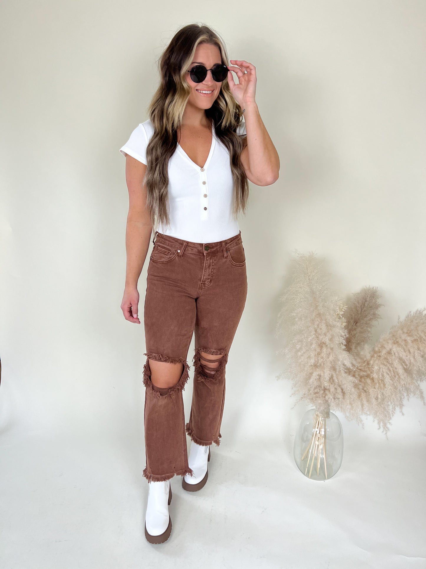 Sun Shining Bodysuit | White
