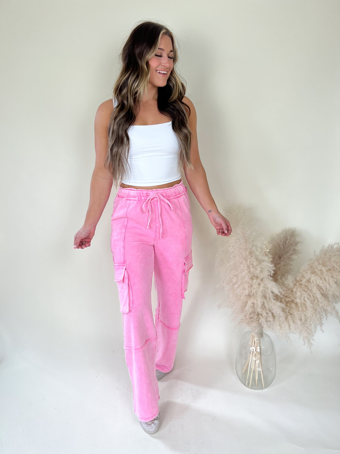 Like a Dream Cargo Pants | Pink