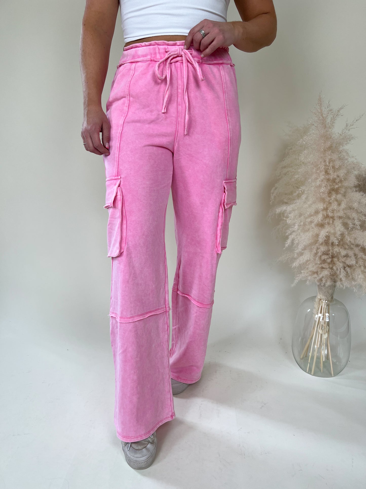 Like a Dream Cargo Pants | Pink