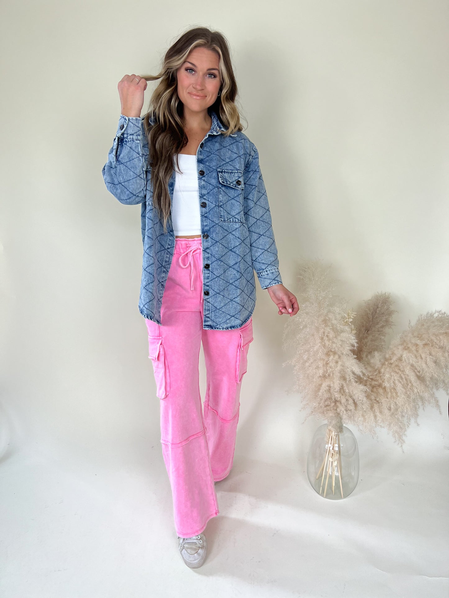 Like a Dream Cargo Pants | Pink
