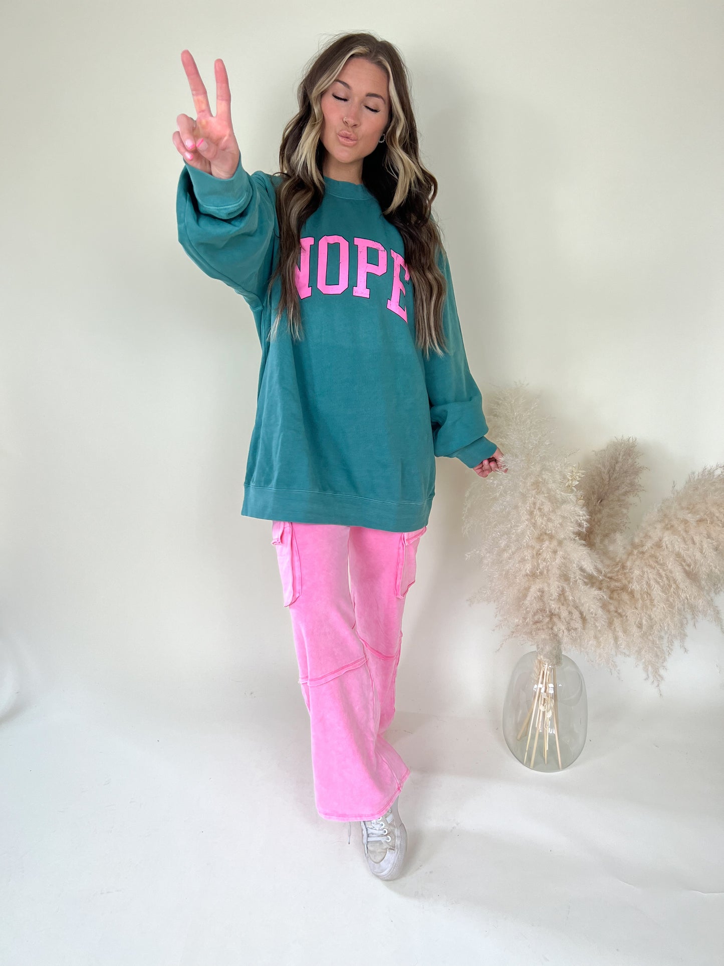 Nope Graphic Sweatshirt