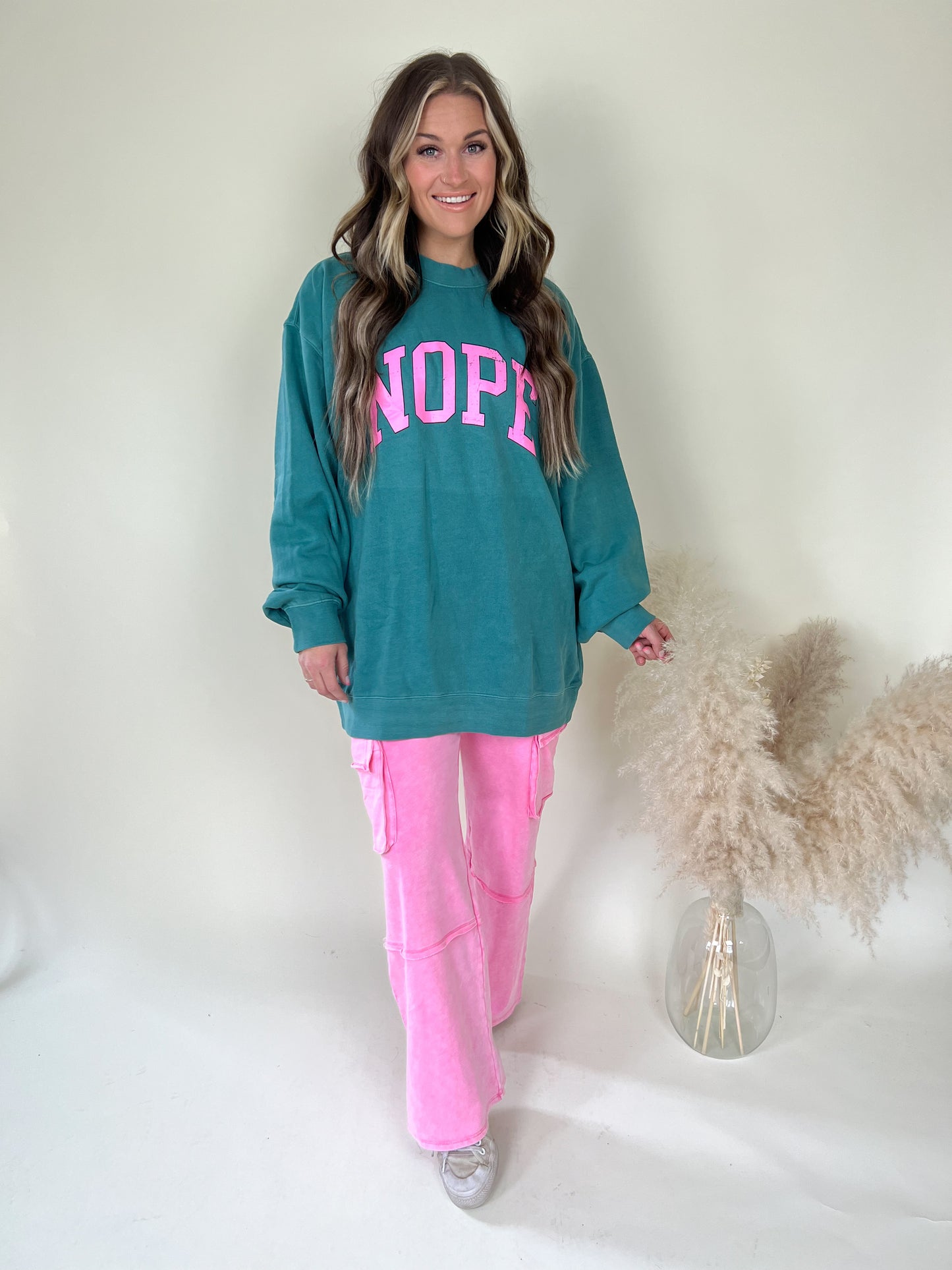 Nope Graphic Sweatshirt