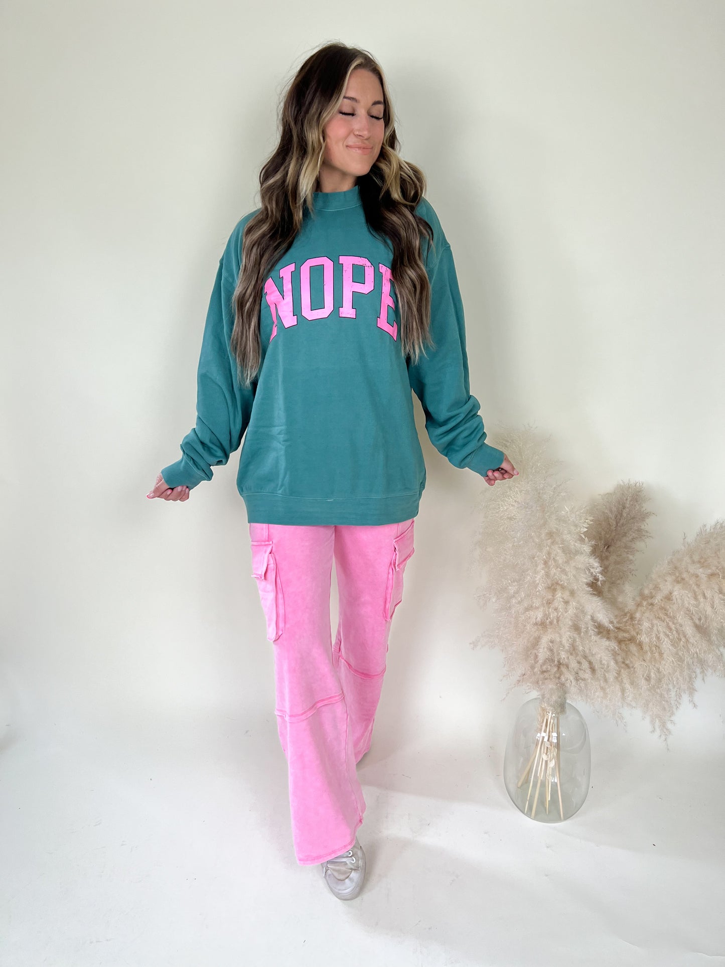 Nope Graphic Sweatshirt