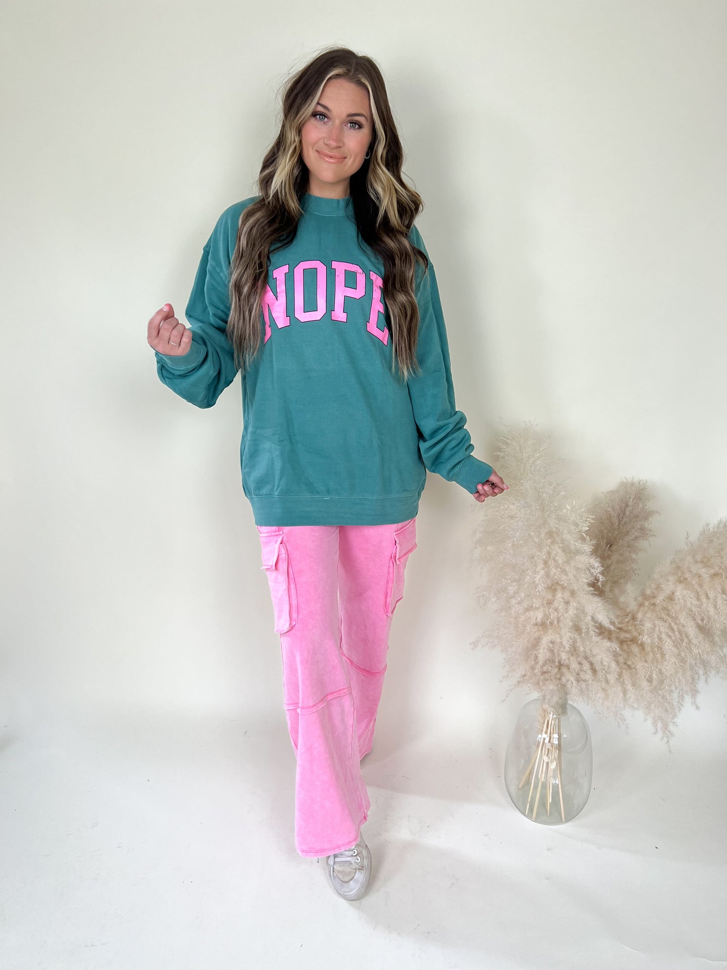 Nope Graphic Sweatshirt