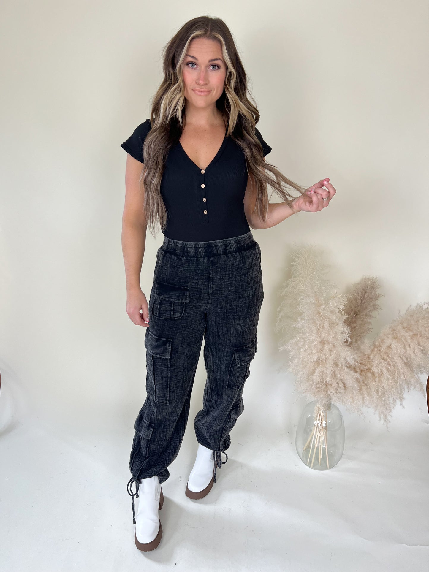 Sun Shining Bodysuit | Black