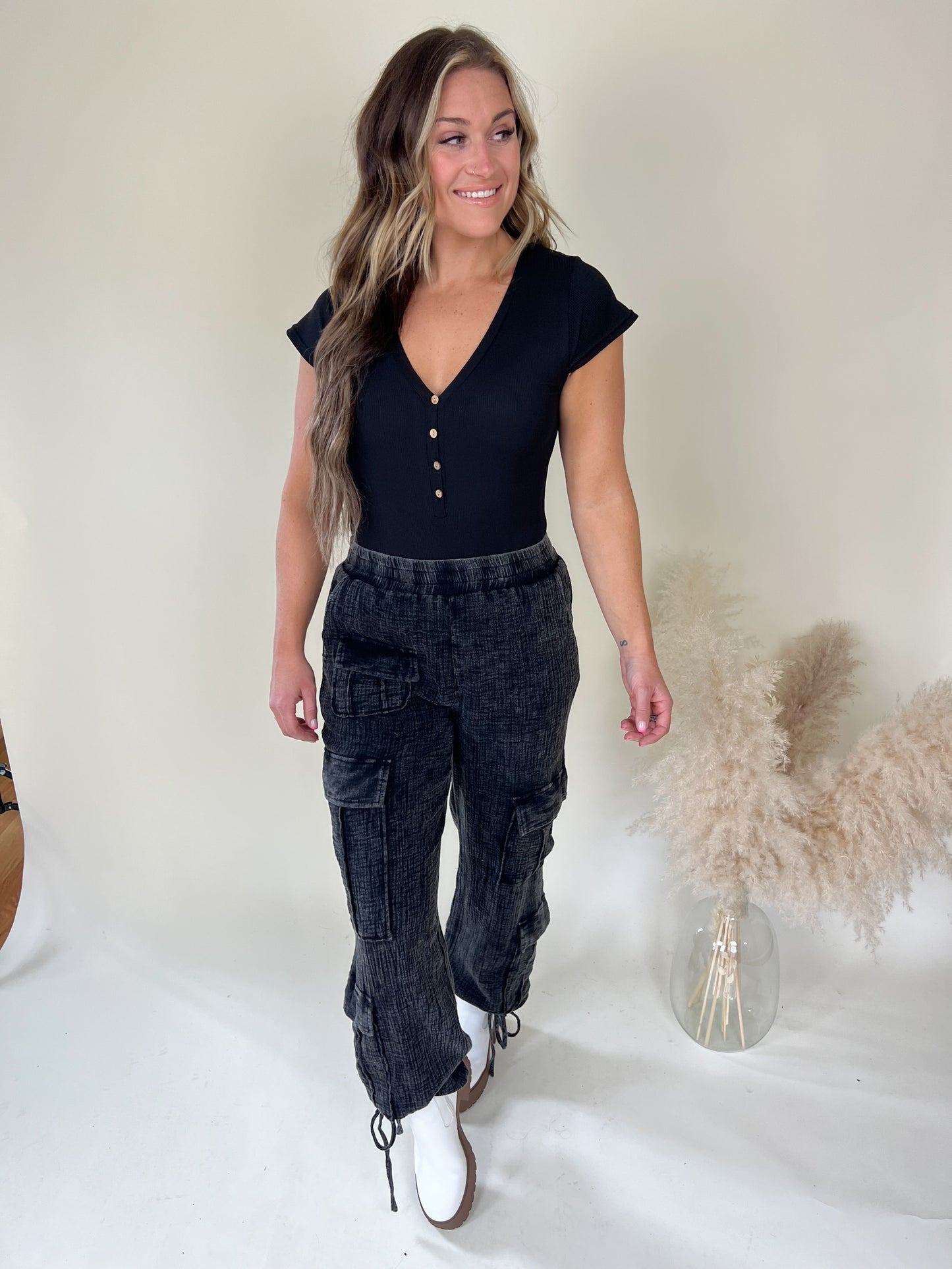 Sun Shining Bodysuit | Black