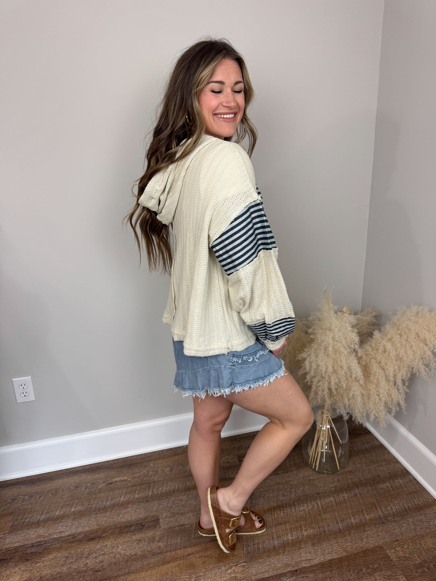 Sandalwood Knit Hoodie