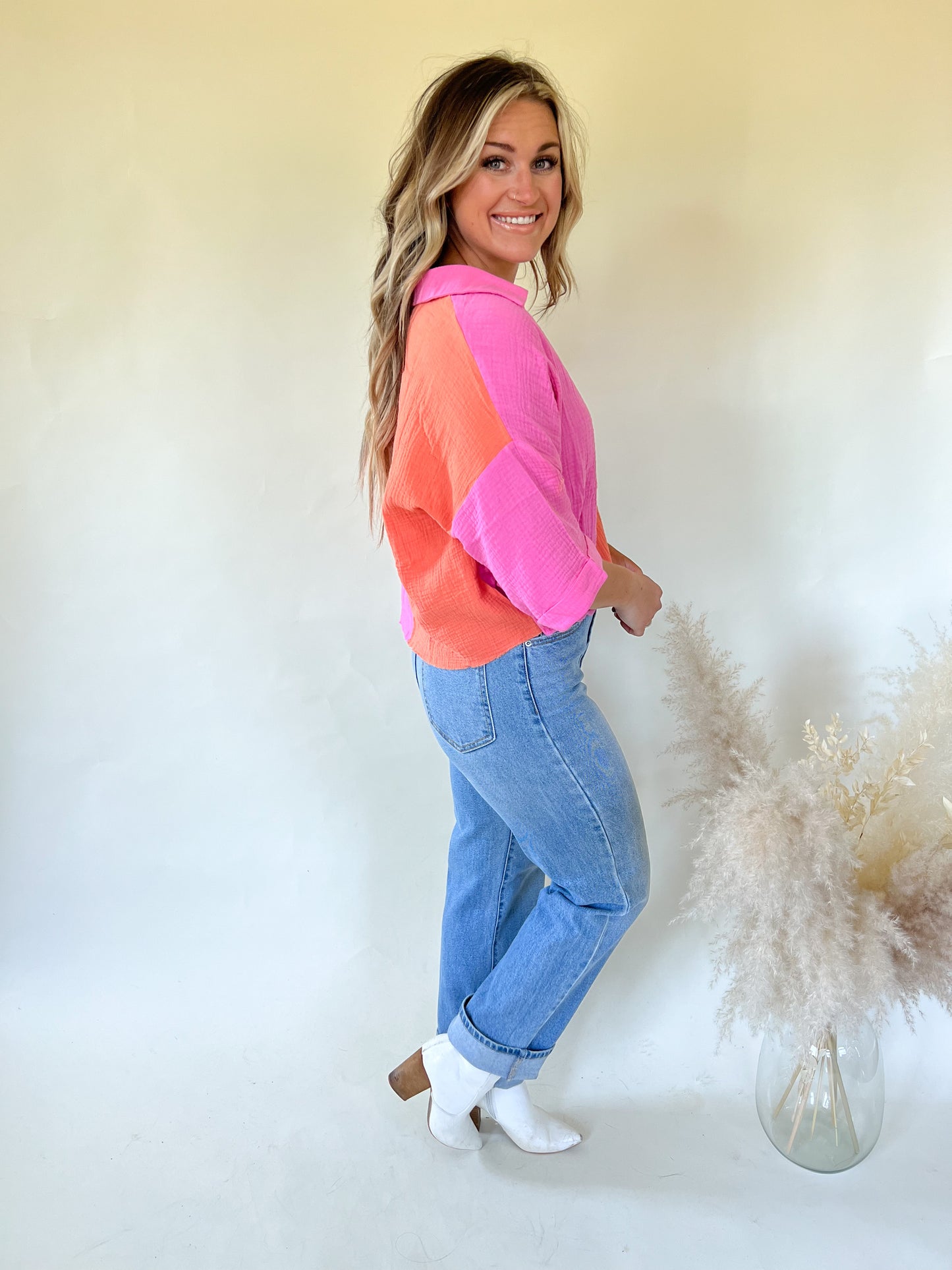 Sorbet Color Block Top
