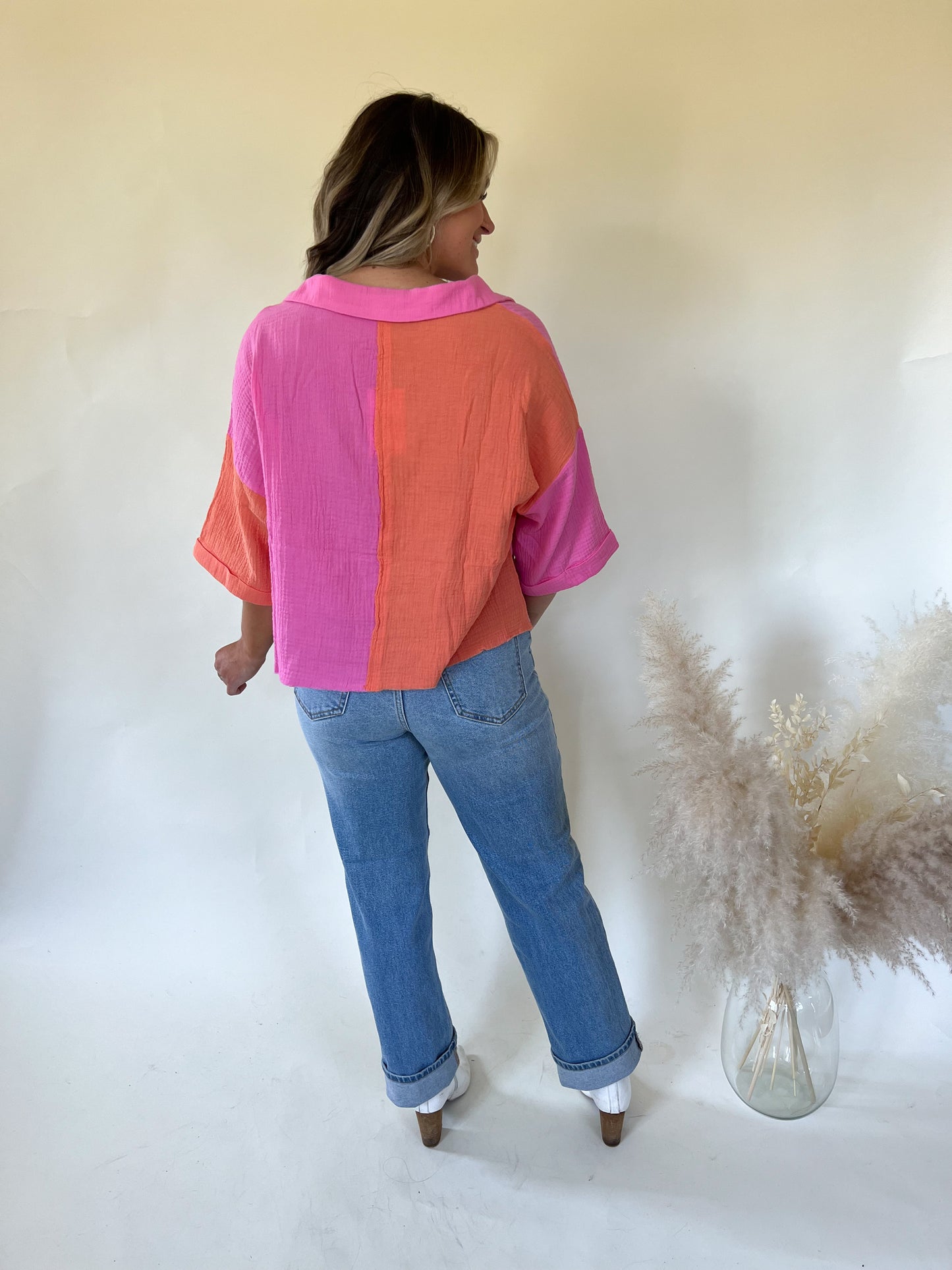 Sorbet Color Block Top