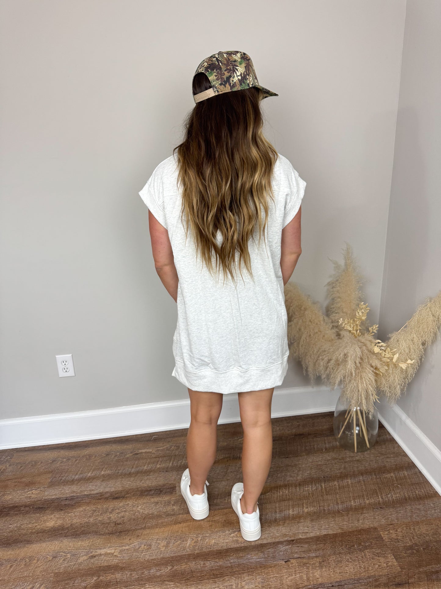 Palm Springs Sweatshirt Dress
