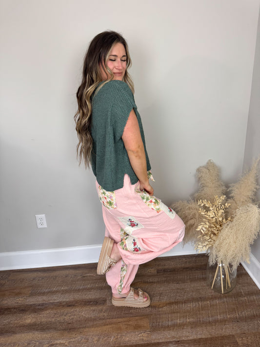 Fate Gauze Joggers | Pink