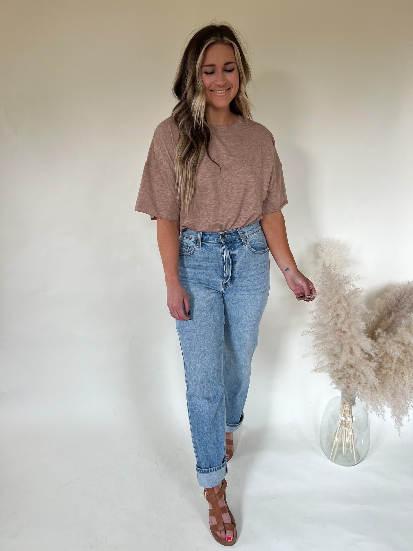 Impatient T-Shirt Bodysuit | Mocha