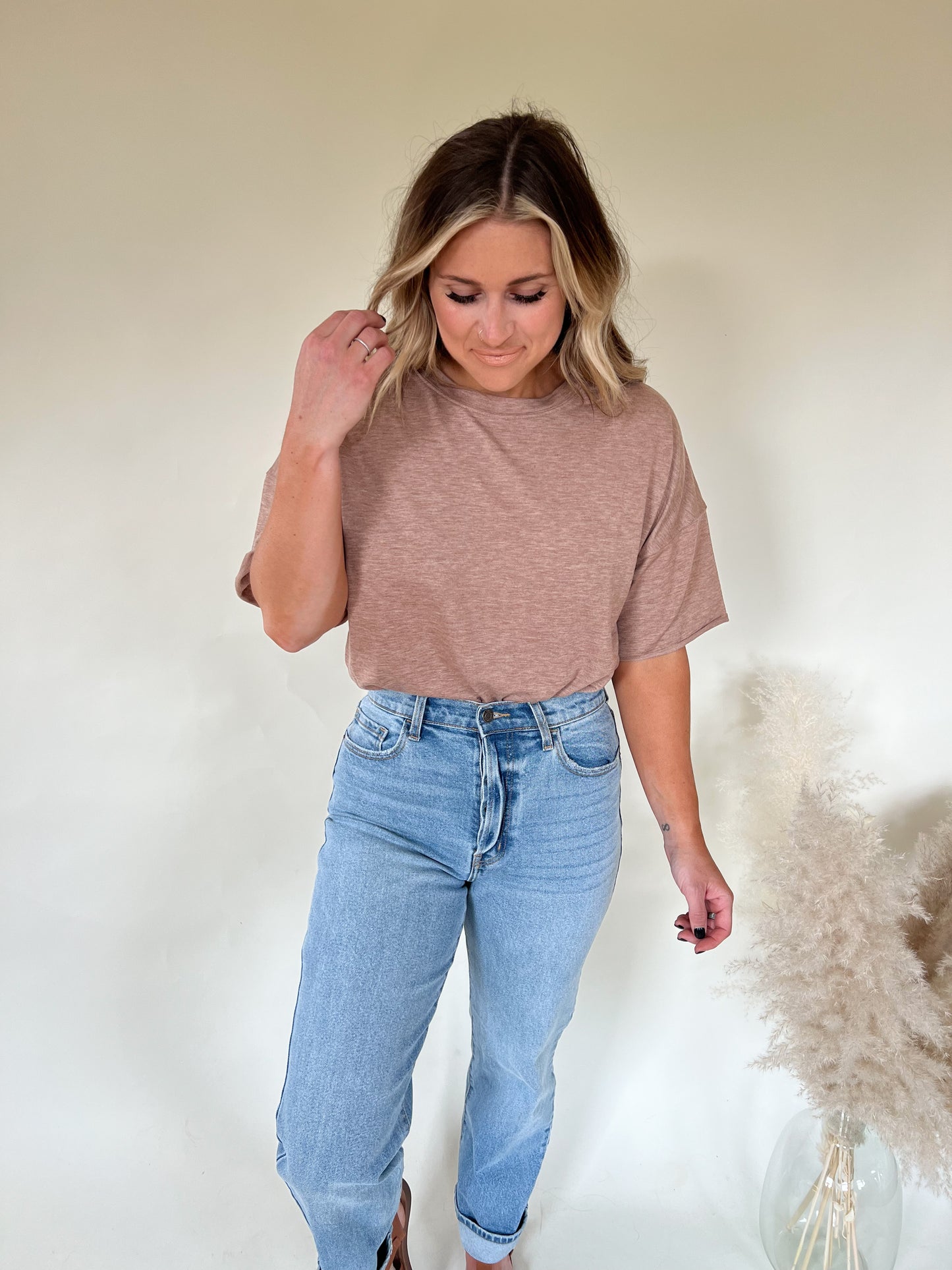 Impatient T-Shirt Bodysuit | Mocha