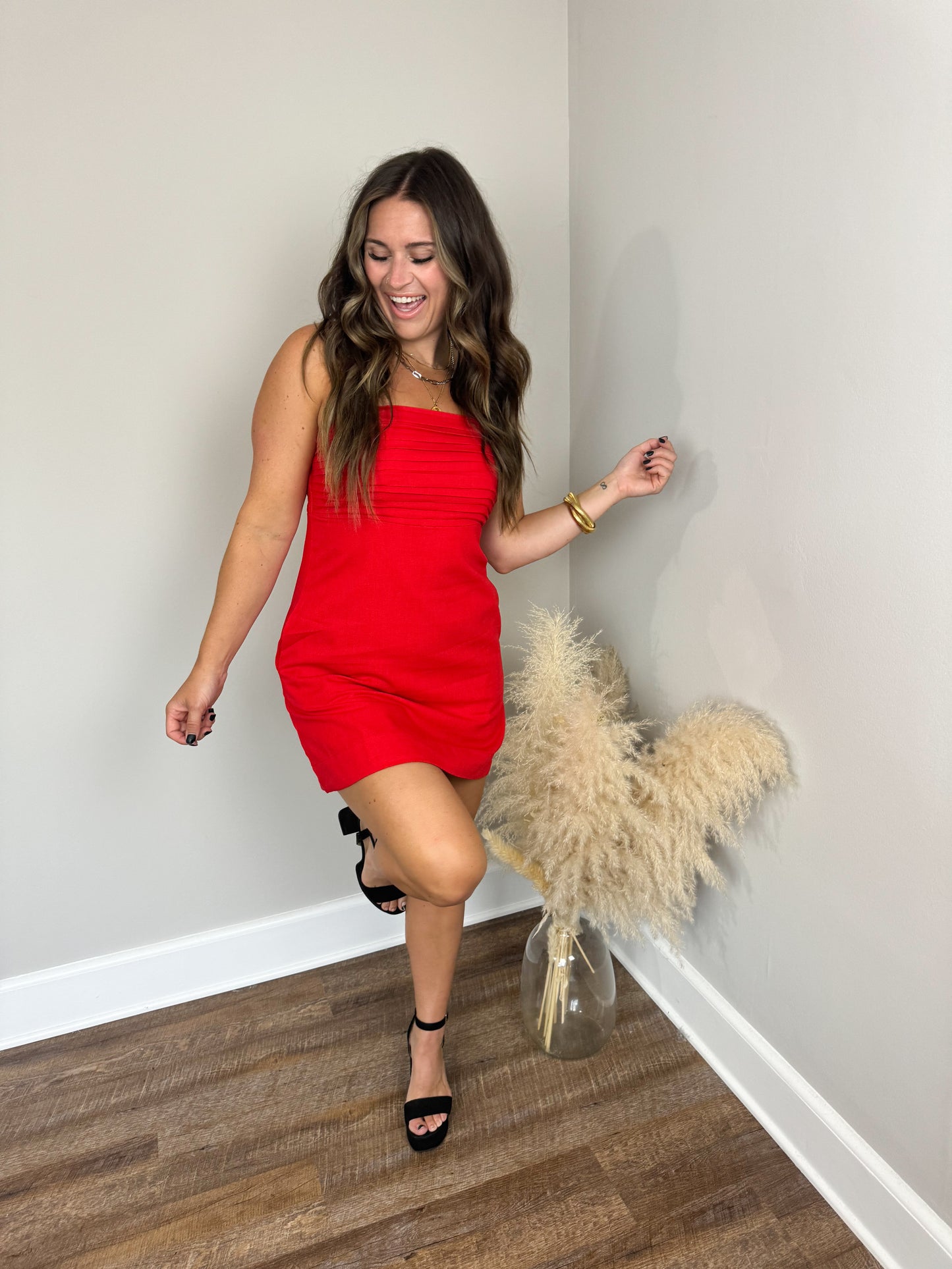 Vegas Romper | Red FINAL SALE