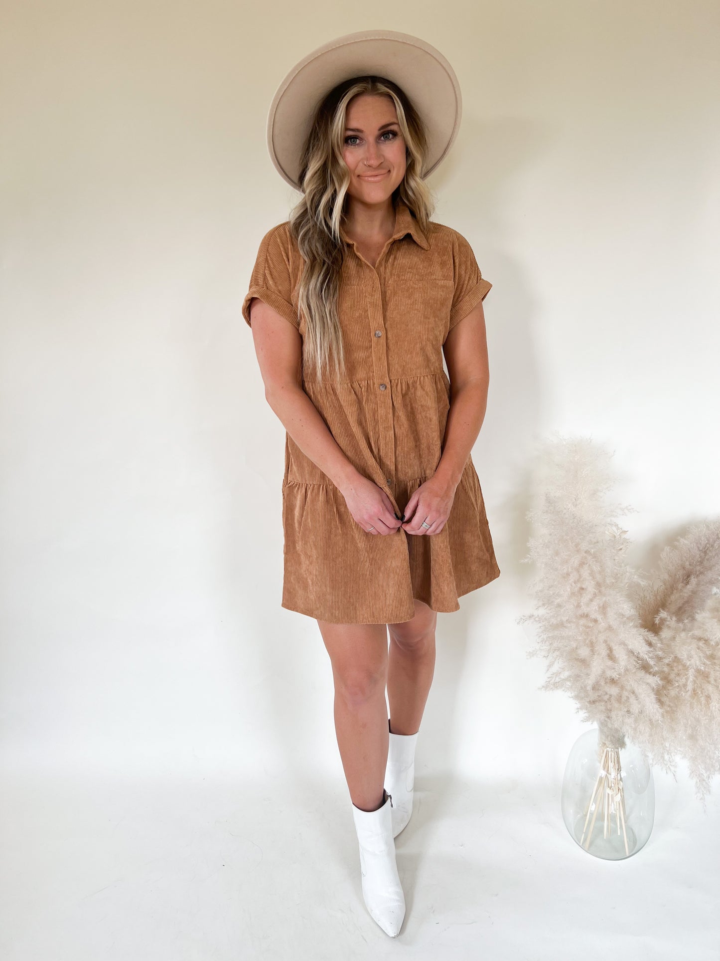 Lainey Corduroy Dress