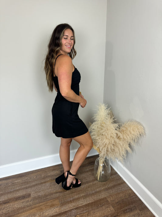 Vegas Romper | Black FINAL SALE