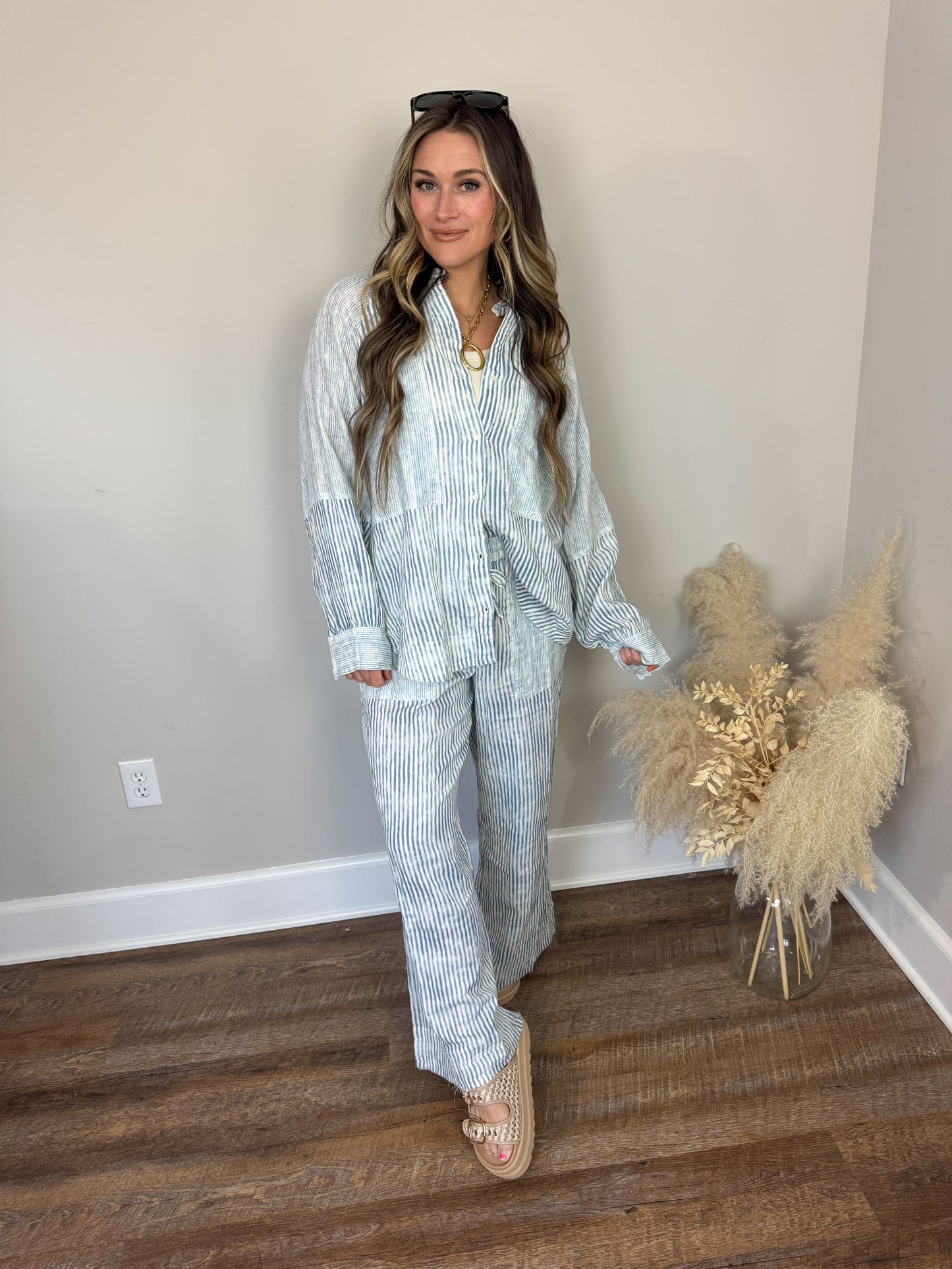 Nautical Striped Pants