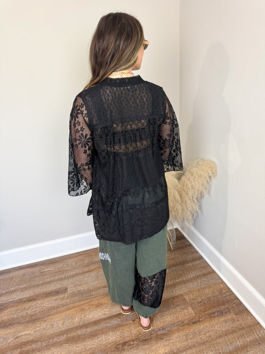 Salty Breeze Kimono FINAL SALE