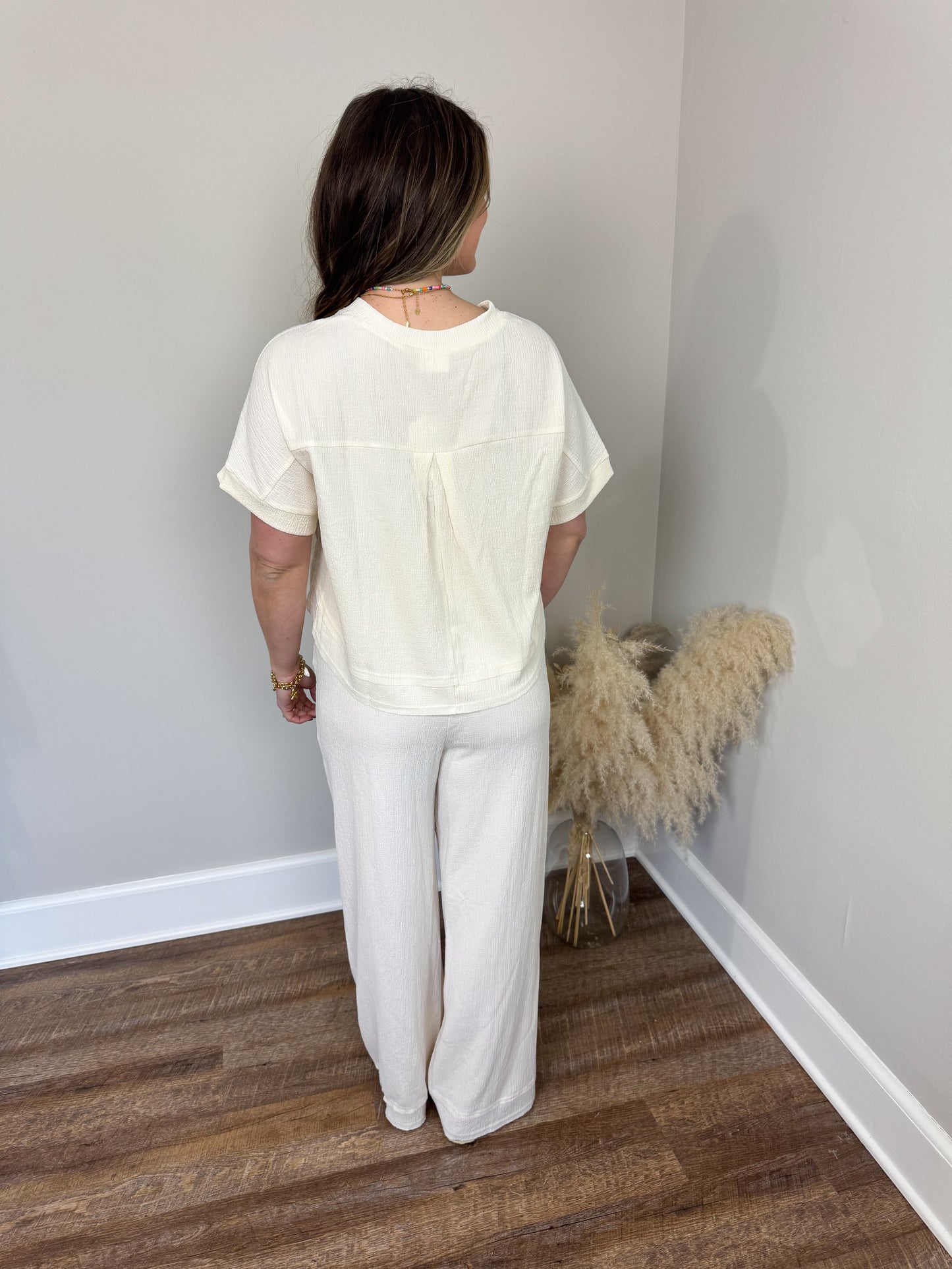 Getting Ready Textured Pants