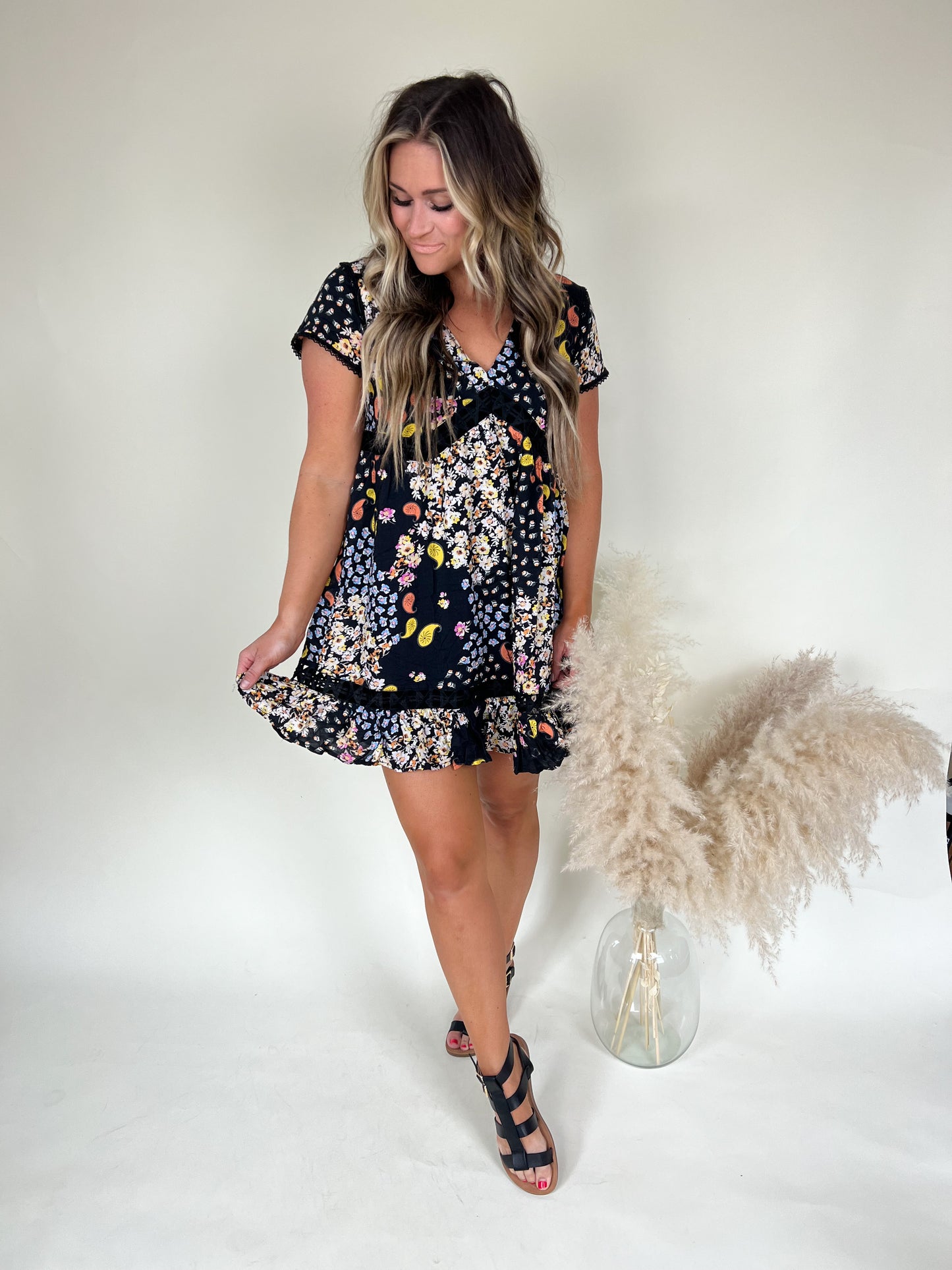 In Blooms Mini Dress