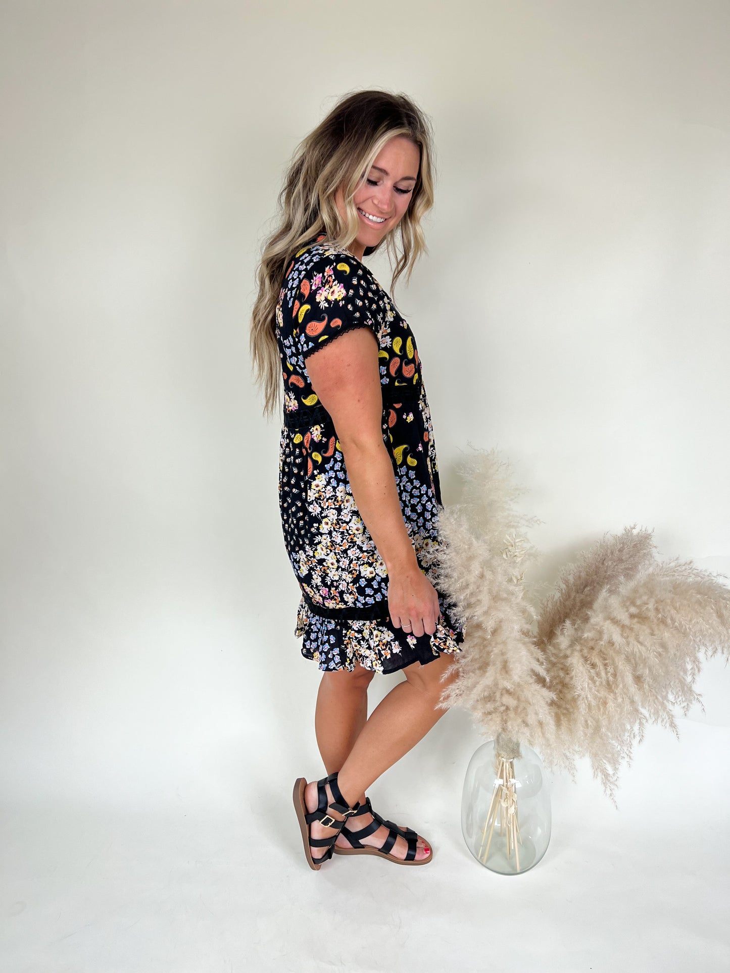 In Blooms Mini Dress