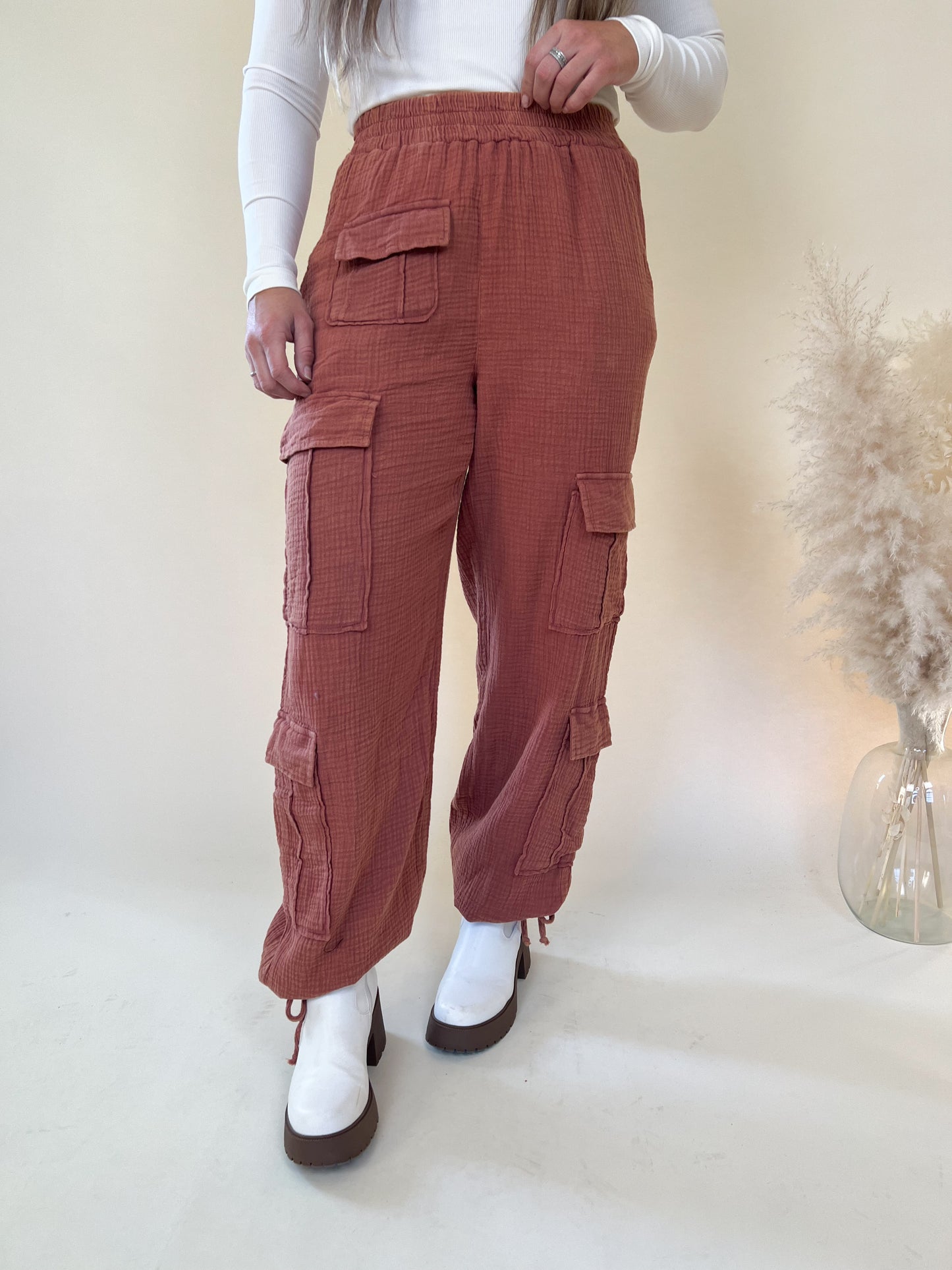 Tonight Mineral Wash Cargos | Terracotta