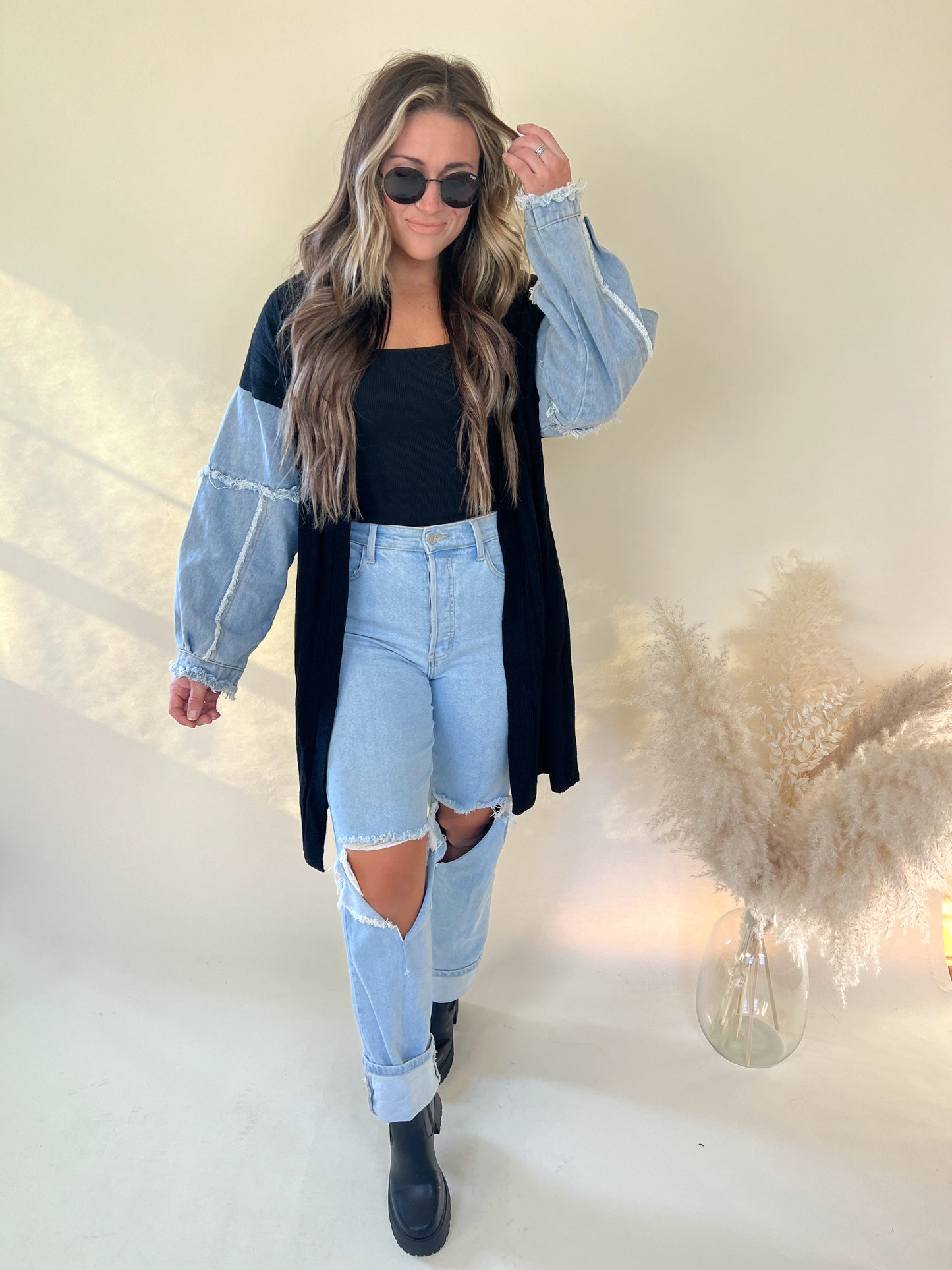 Lexington Denim Cardigan