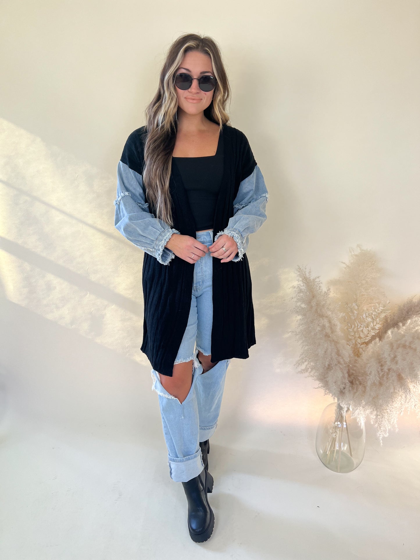 Lexington Denim Cardigan