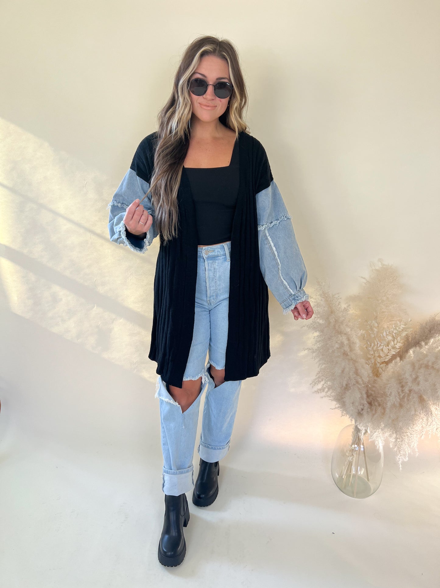 Lexington Denim Cardigan