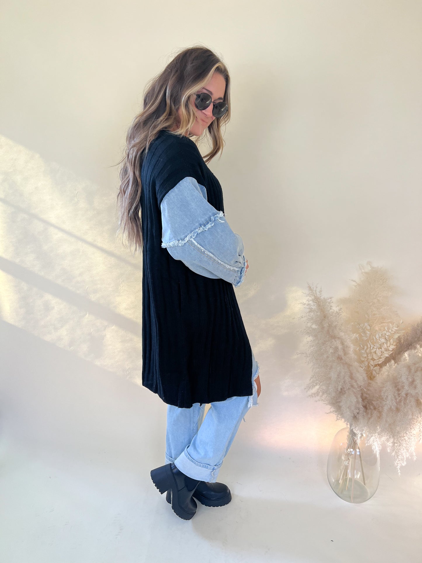 Lexington Denim Cardigan