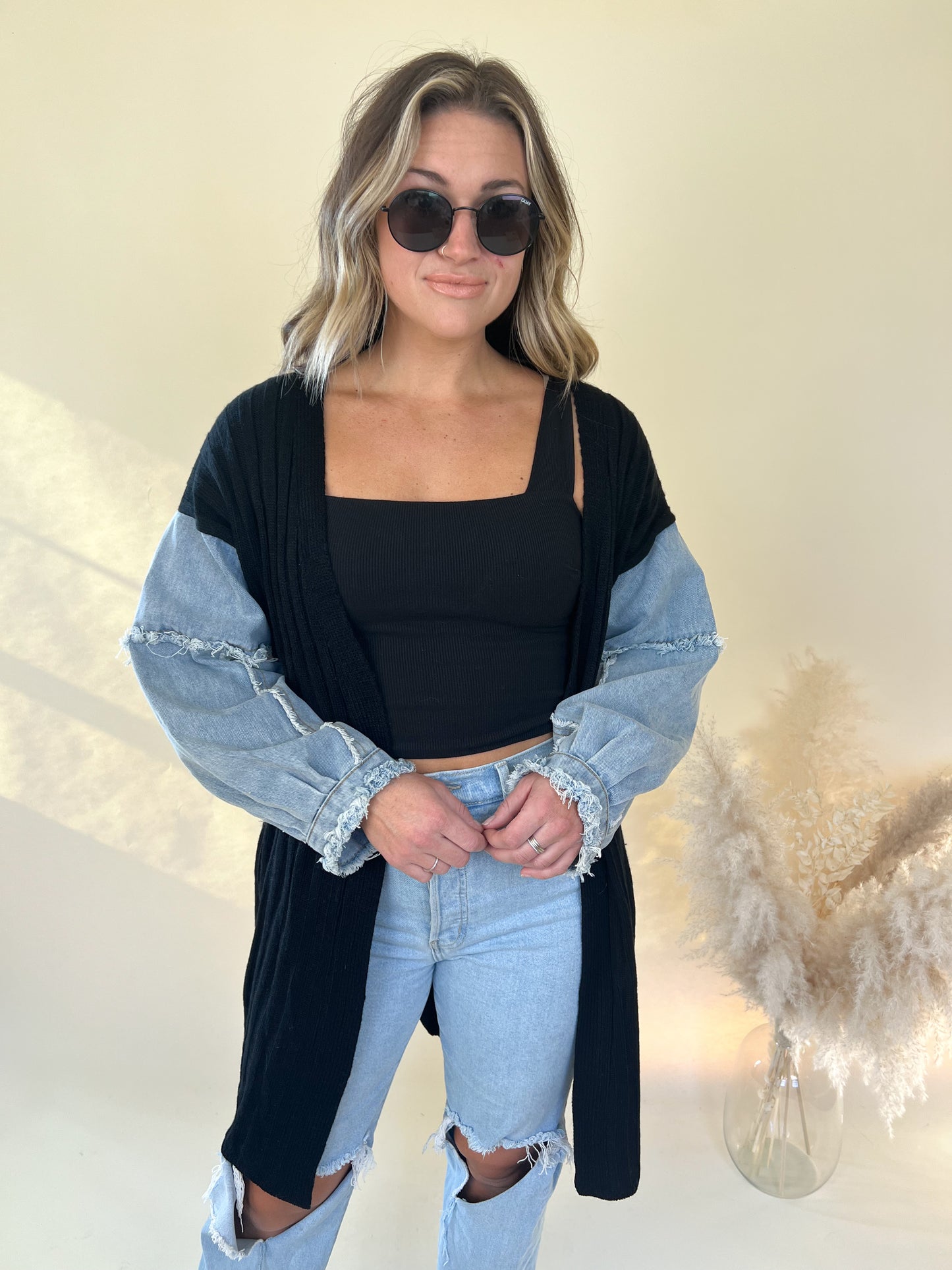 Lexington Denim Cardigan