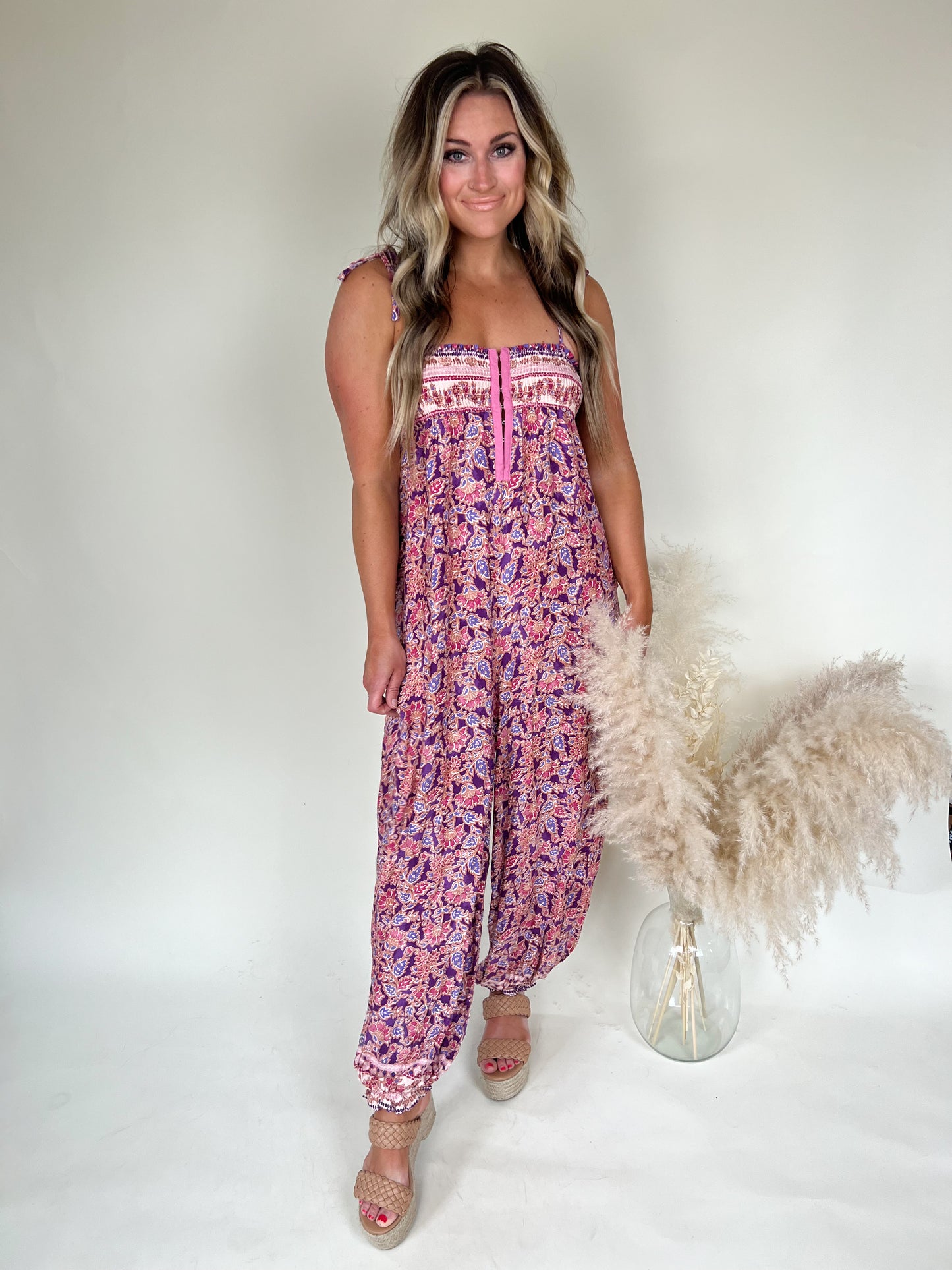 Forever Young Jumpsuit | Pink