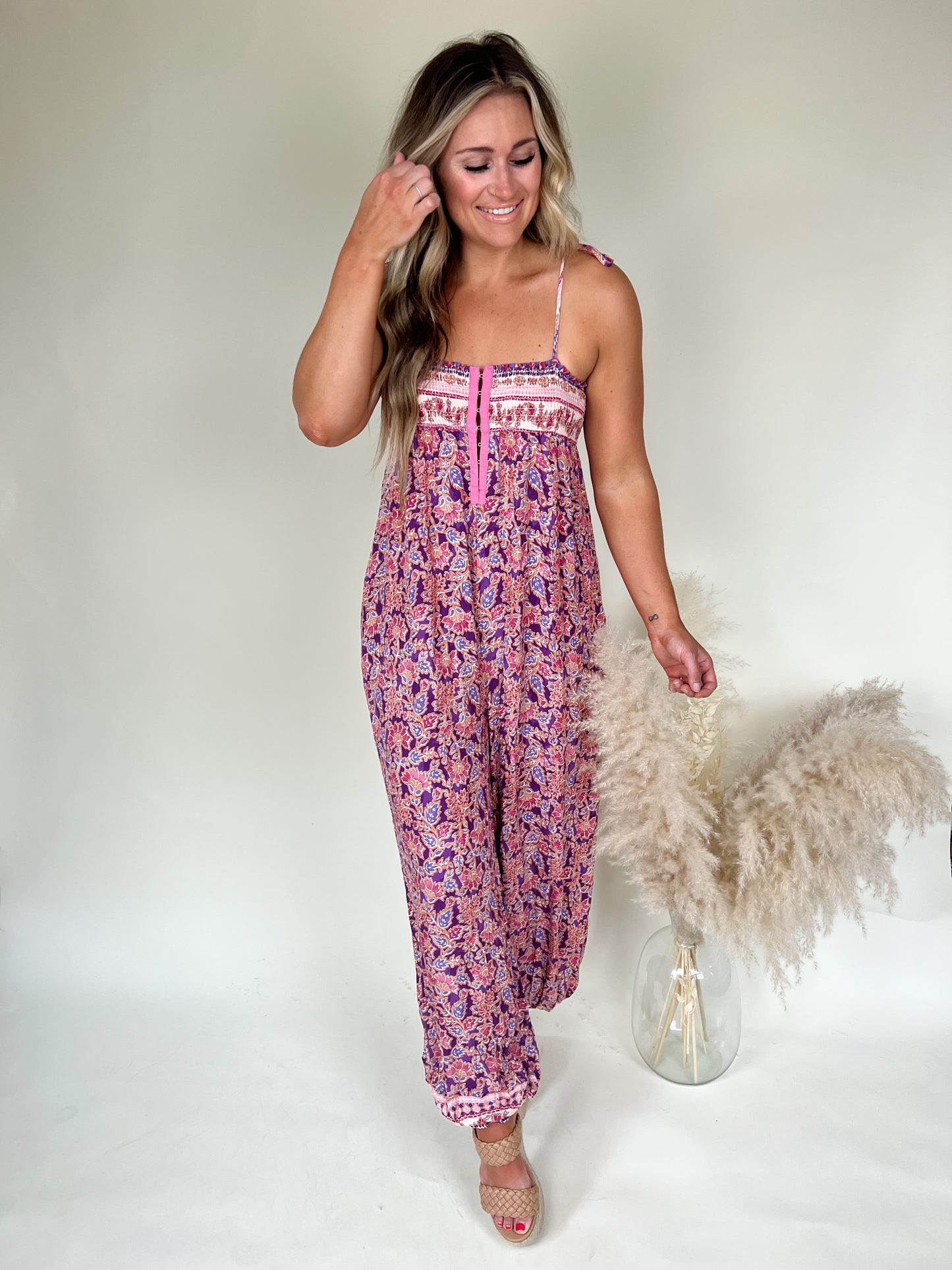 Forever Young Jumpsuit | Pink