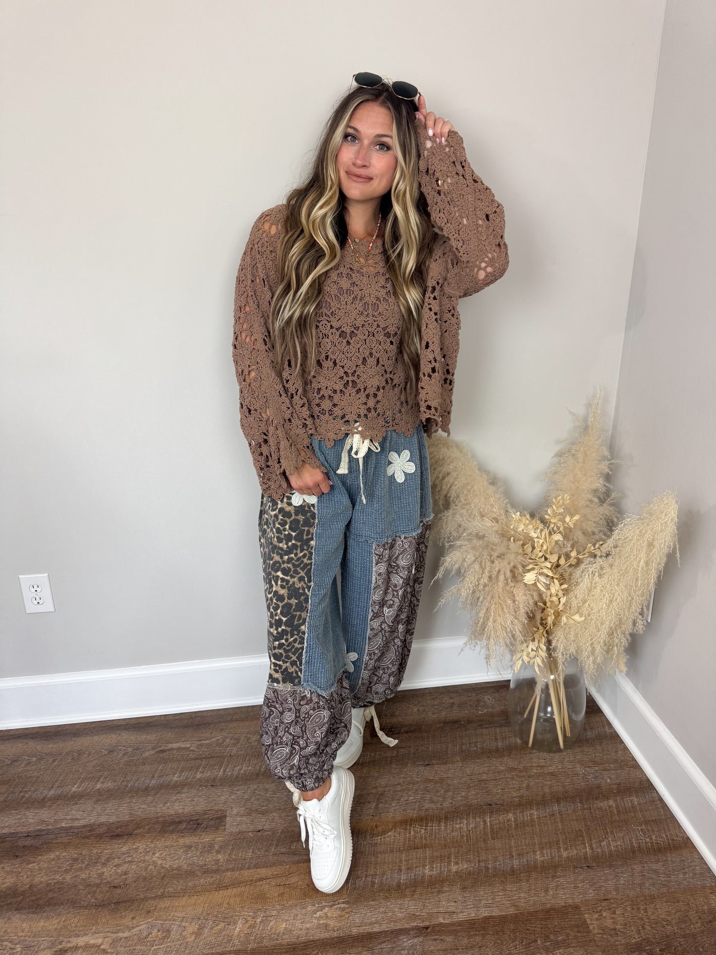 Crisp Morning Chenille Sweater | Chocolate