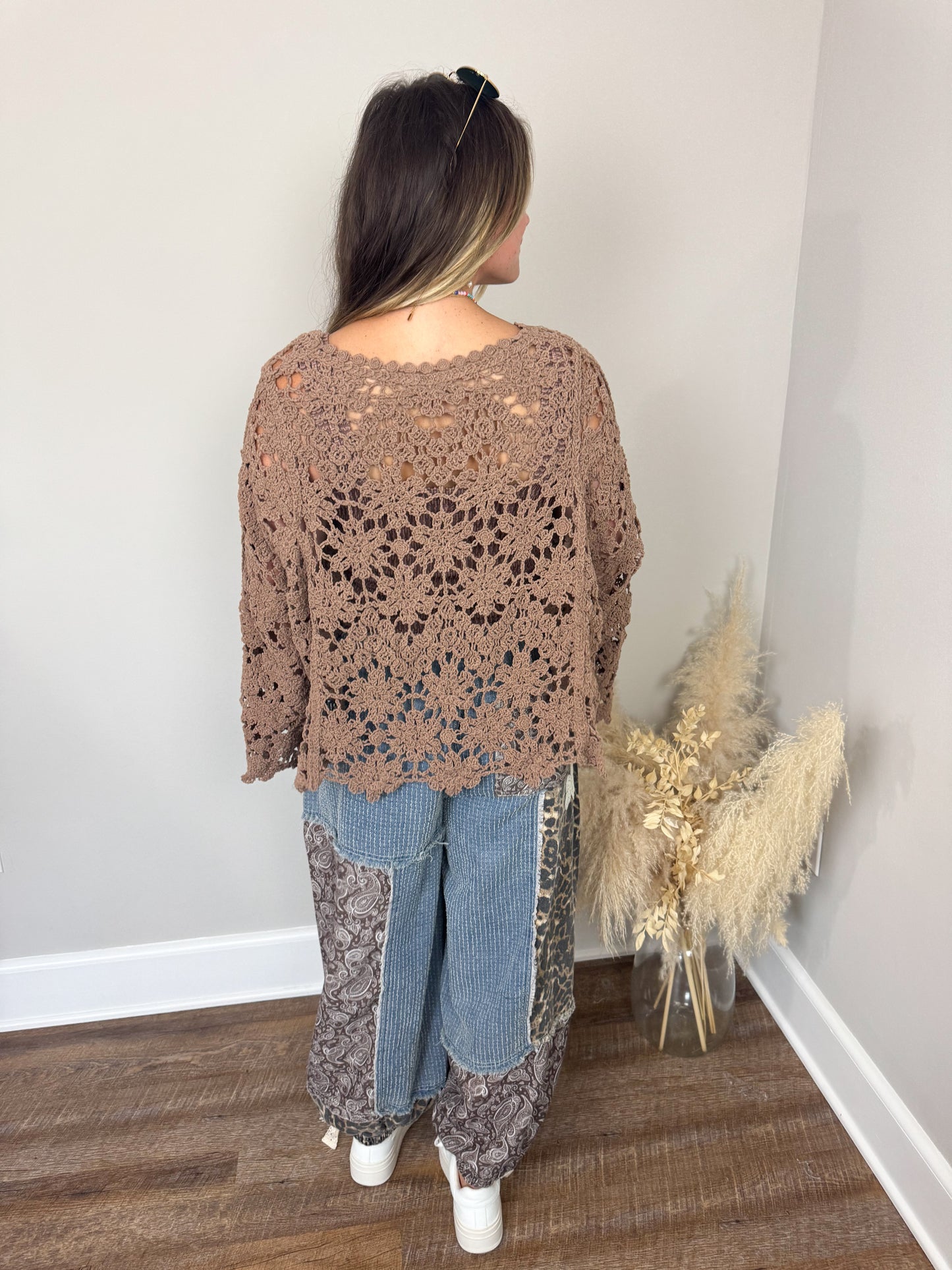 Crisp Morning Chenille Sweater | Chocolate