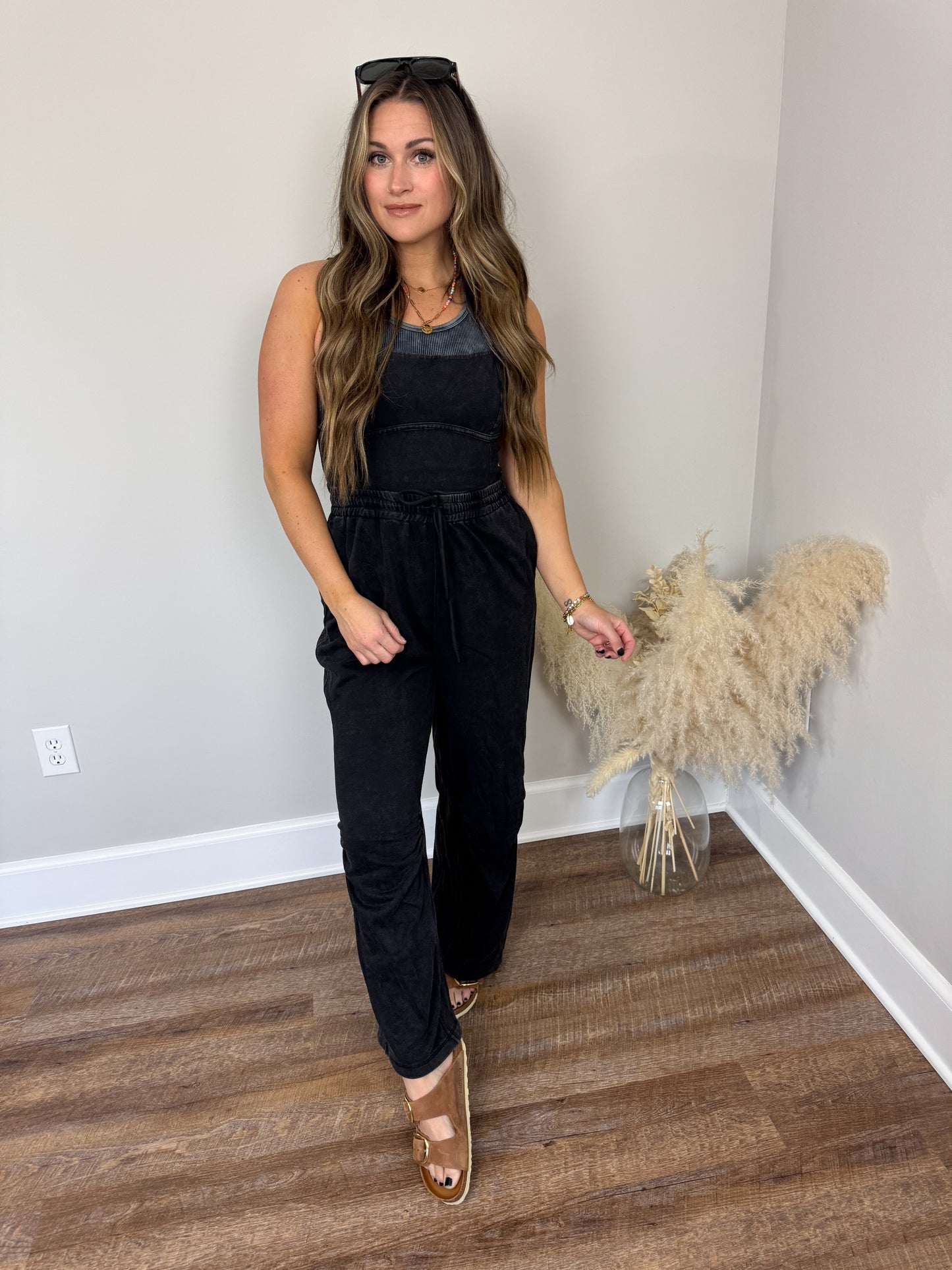 Palm Beach Jumpsuit | Ash Black