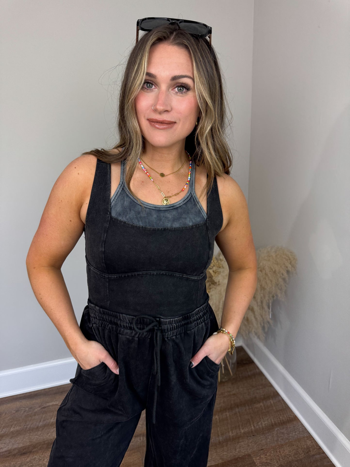 Palm Beach Jumpsuit | Ash Black
