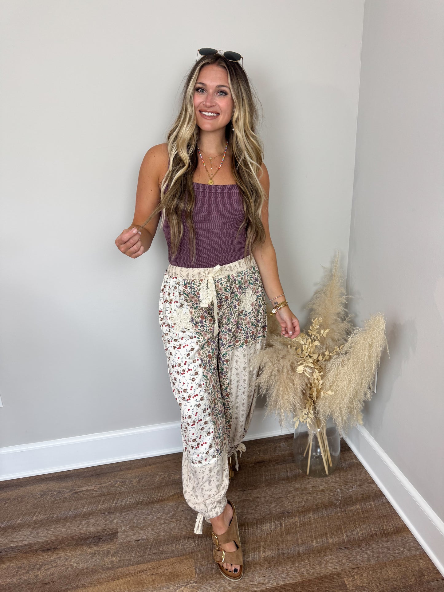 Meadow Daze Seamless Top | Eggplant
