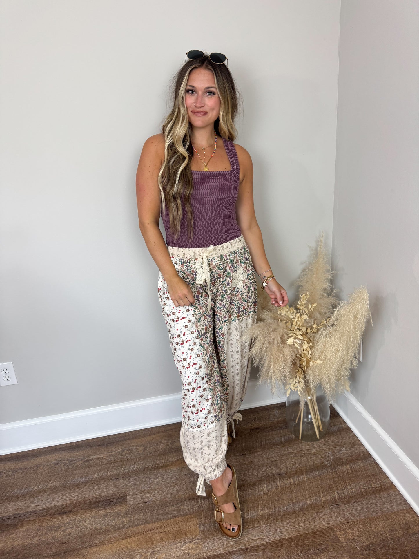 Meadow Daze Seamless Top | Eggplant