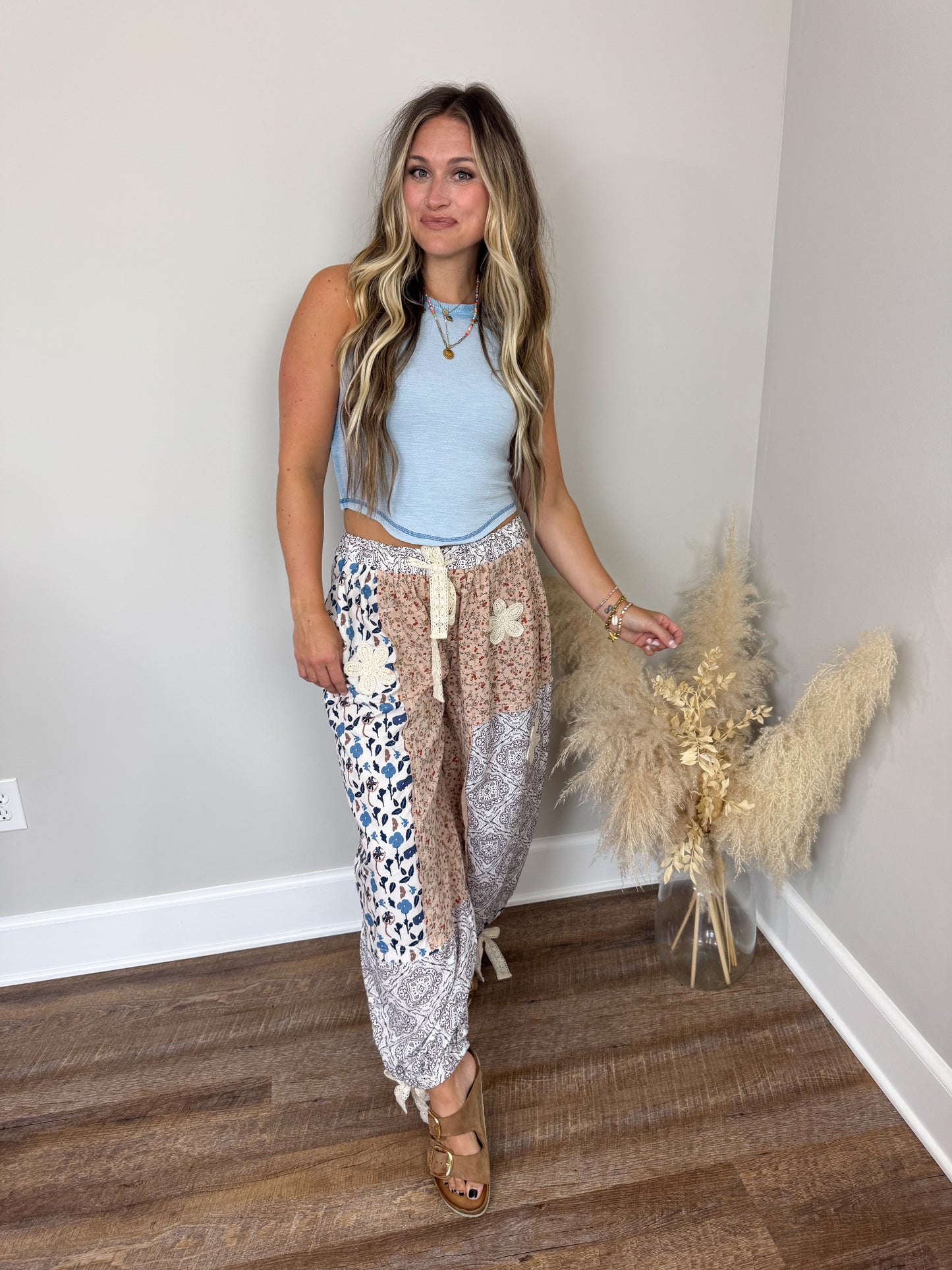 Everything Nice Contrast Pants | Pink