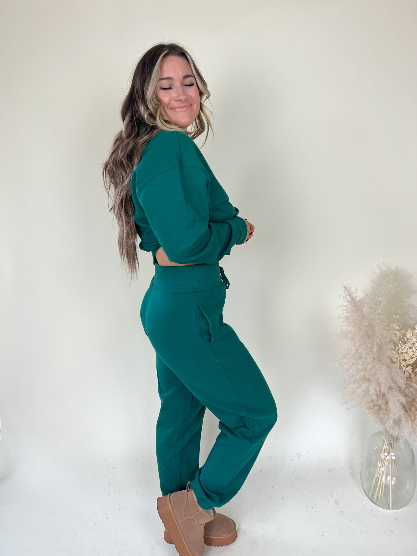 Minding My Business Joggers | Green
