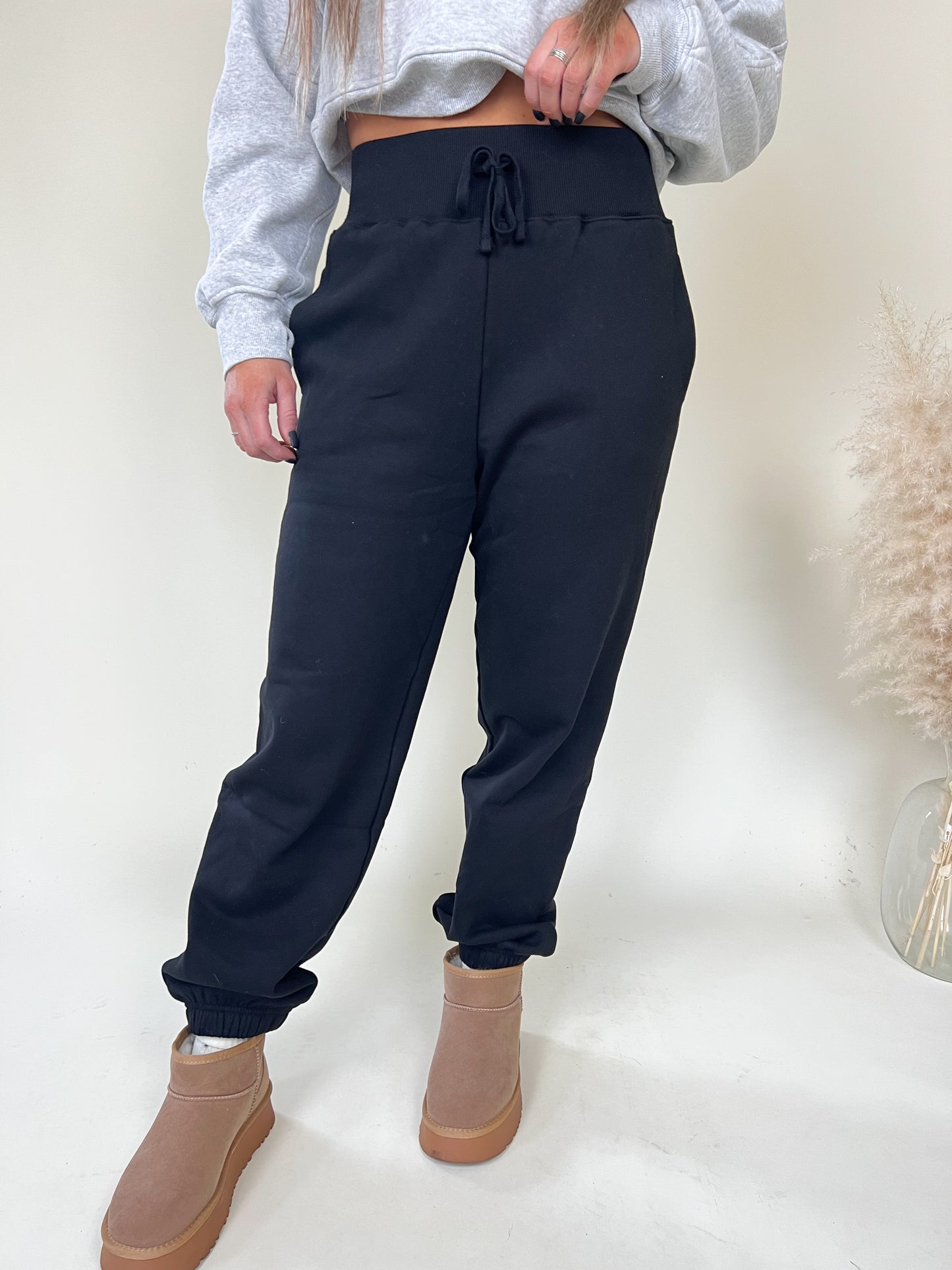 Minding My Business Joggers | Black