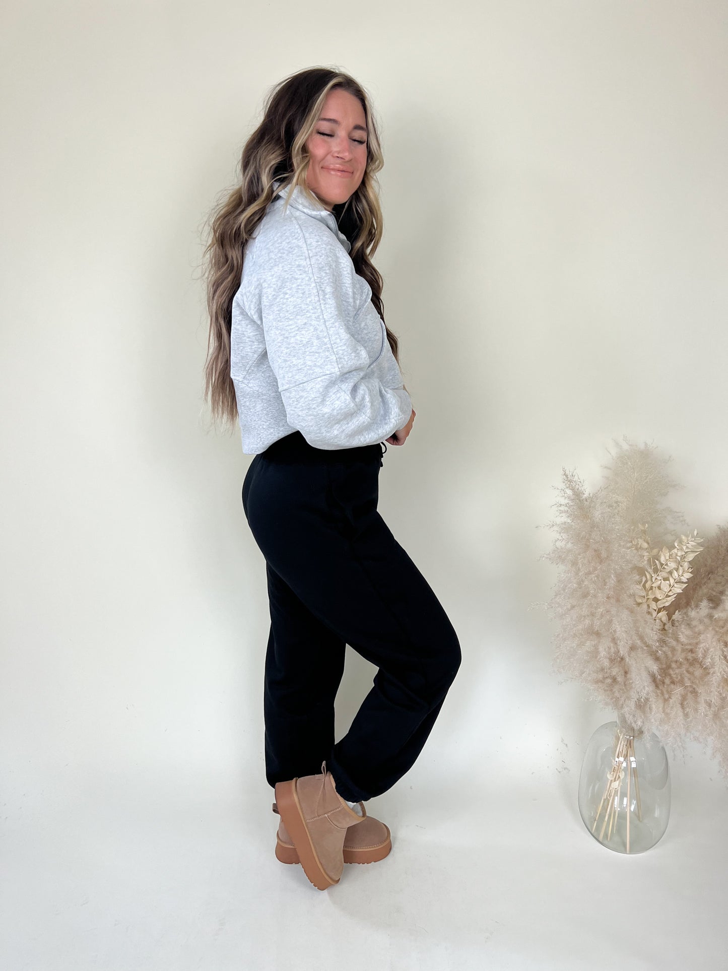 Minding My Business Joggers | Black