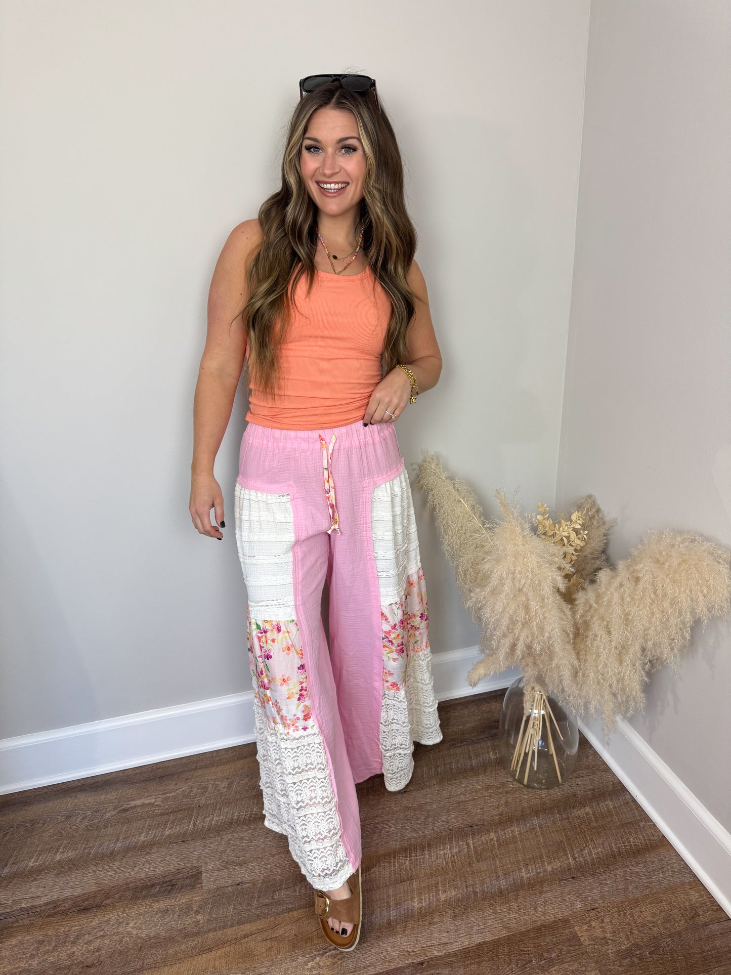 Revival Gauze Pants | Pink