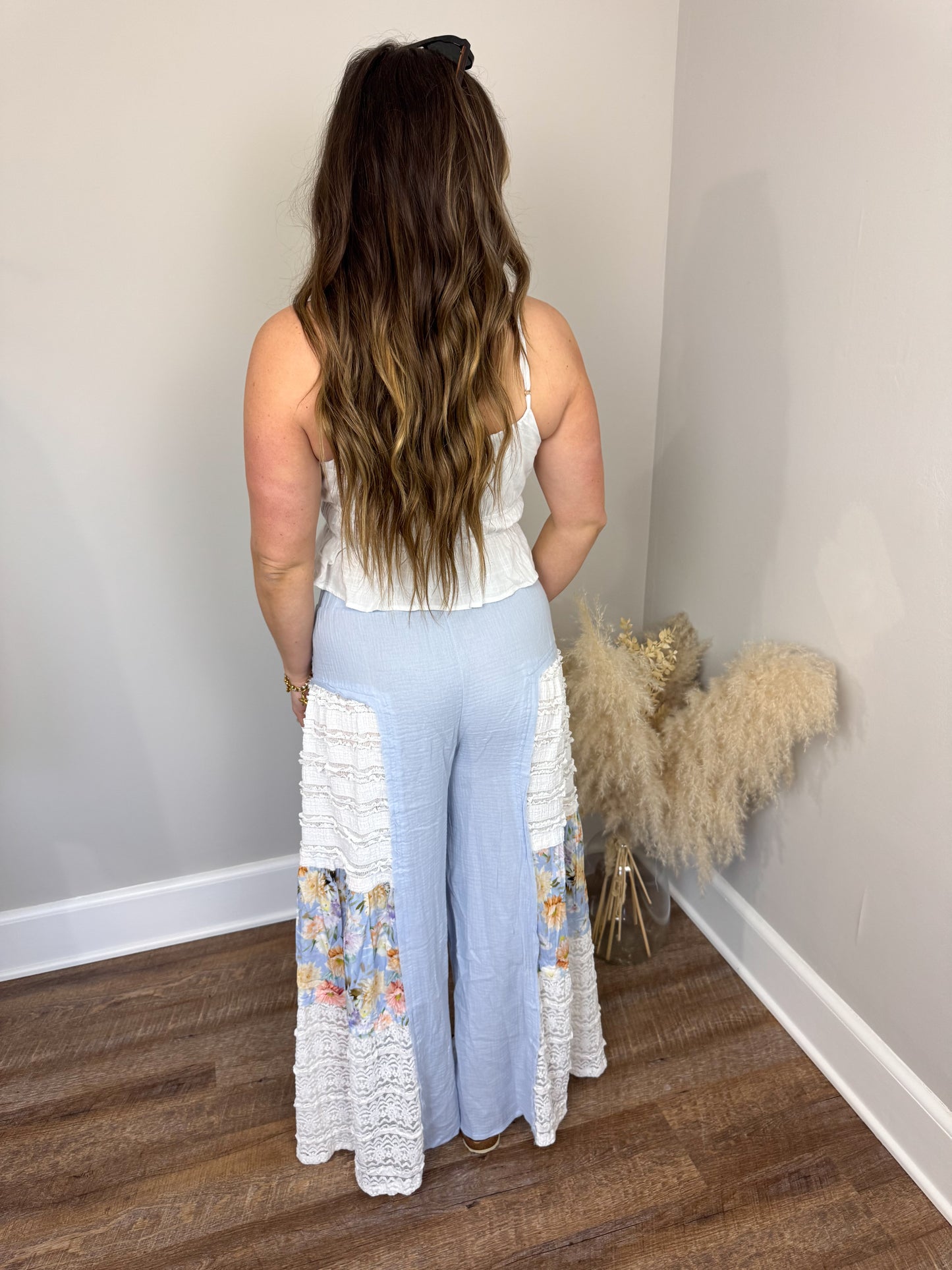 Revival Gauze Pants | Blue