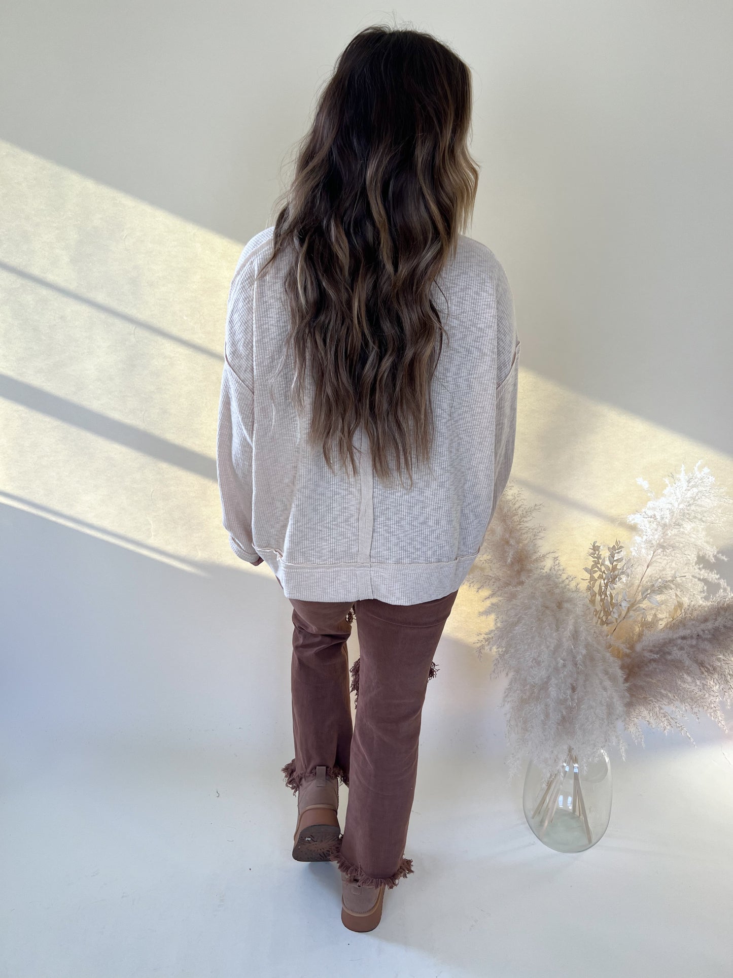 Keep Quiet Ribbed Top
