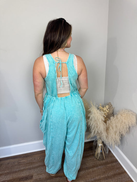 Firefly Washed Jumpsuit FINAL SALE